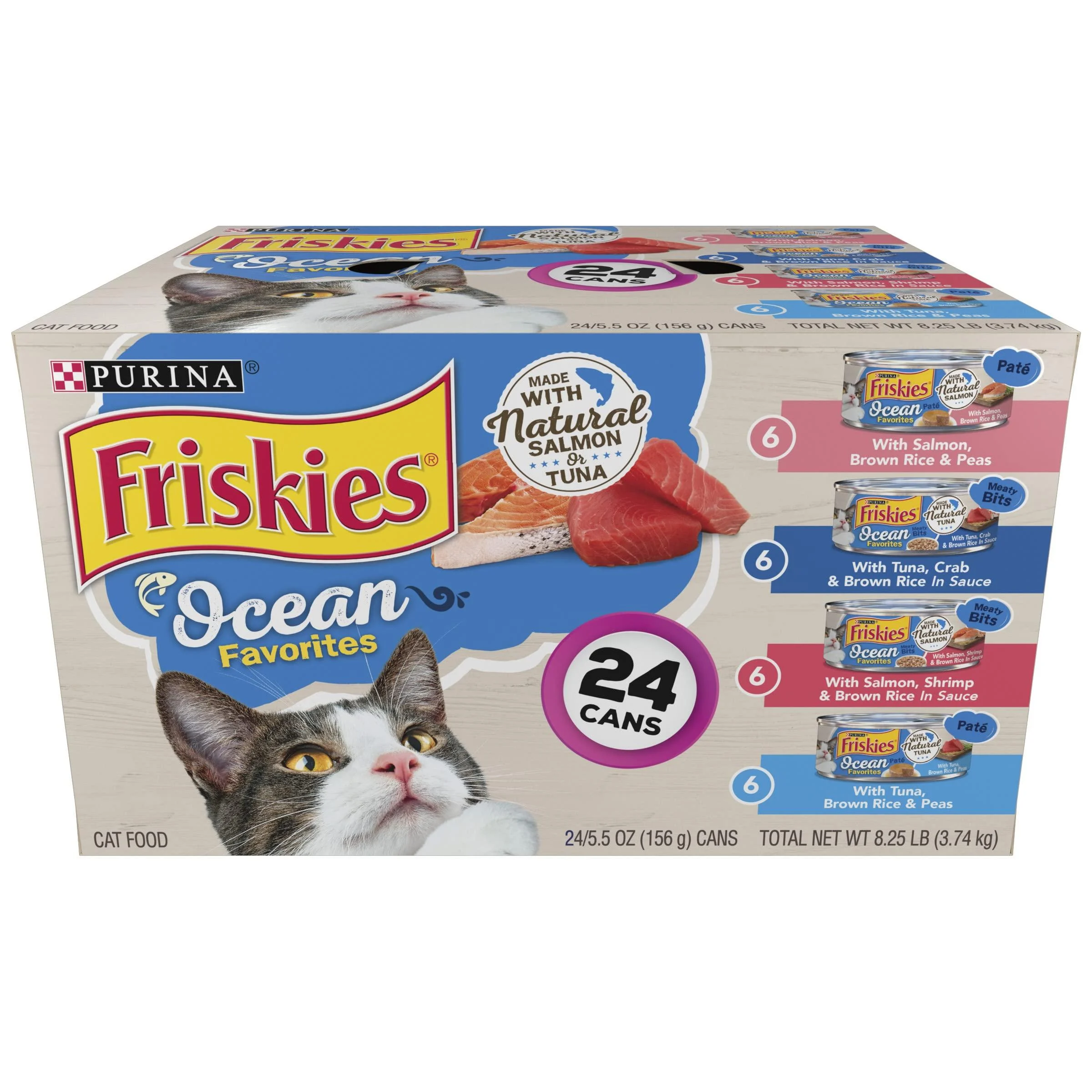 Purina Friskies Cat Food 5.5 Ounce (Pack of 24) Other