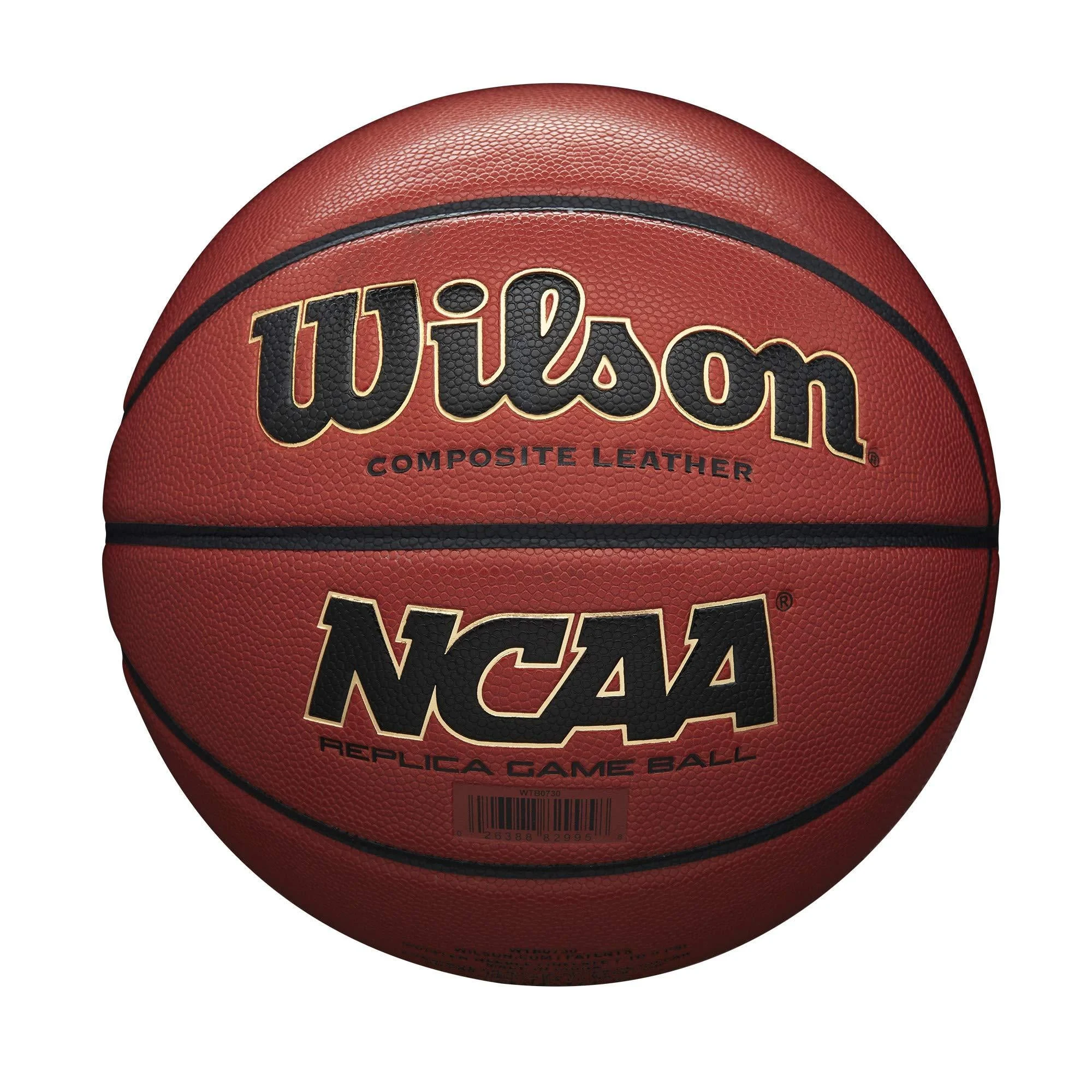 WILSON NCAA Replica Game Basketball Brown Official - 29.5"