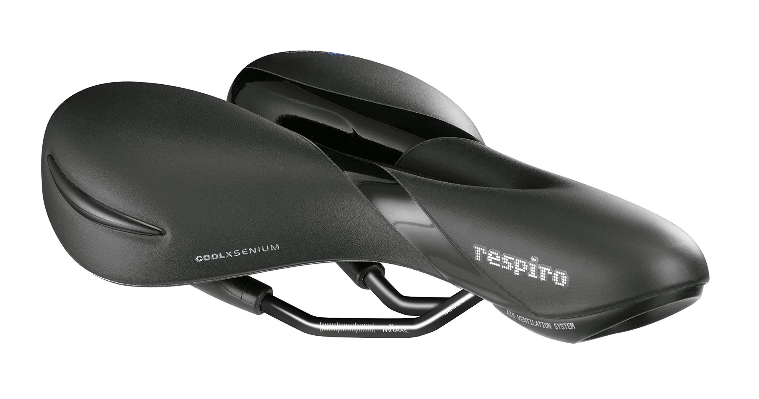 Selle Royal Men's Respiro Soft Moderate Saddle Medium Black