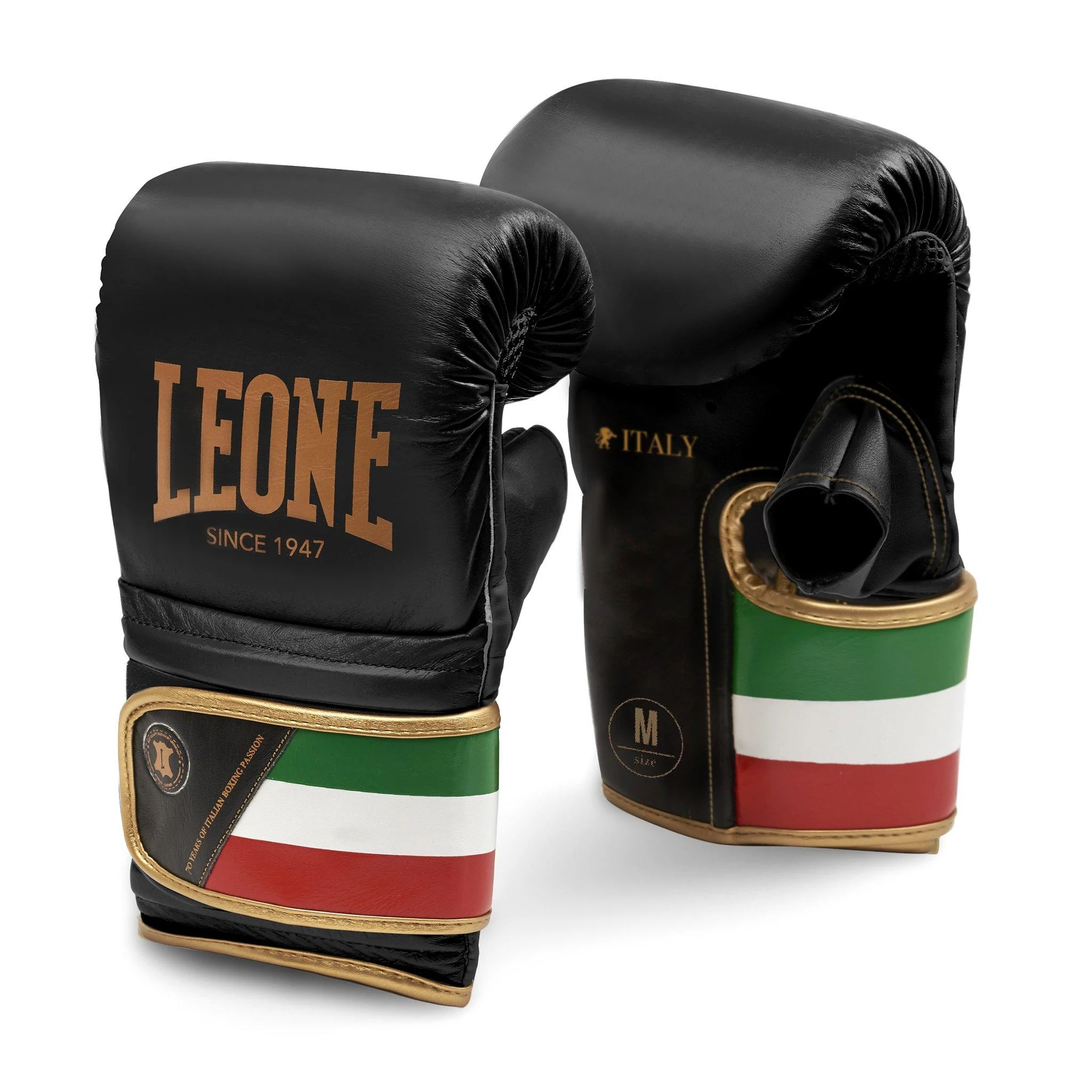 LEONE 1947 Italy Unisex Adult Bag Gloves L Black