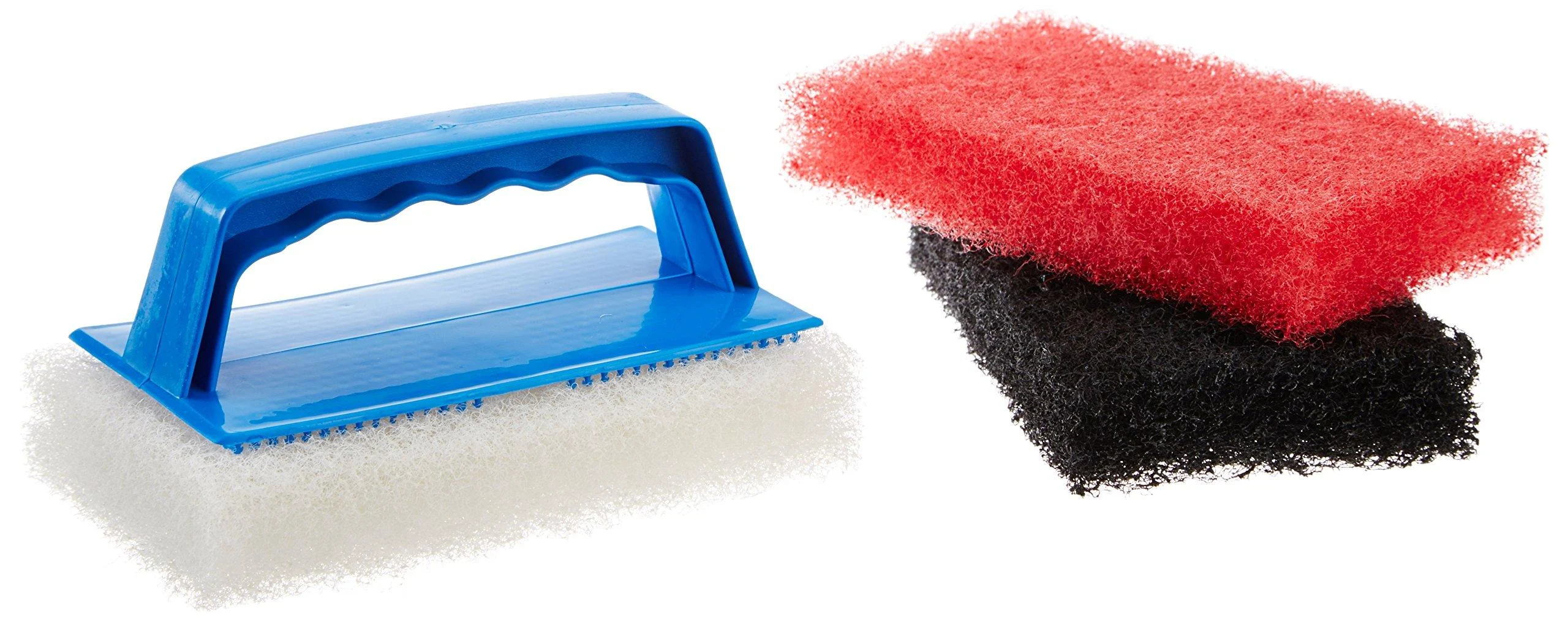 Star brite Scrub Pad with Handle - Choose from 3 Different Textures Scrub Pad Kit W/3 Pads