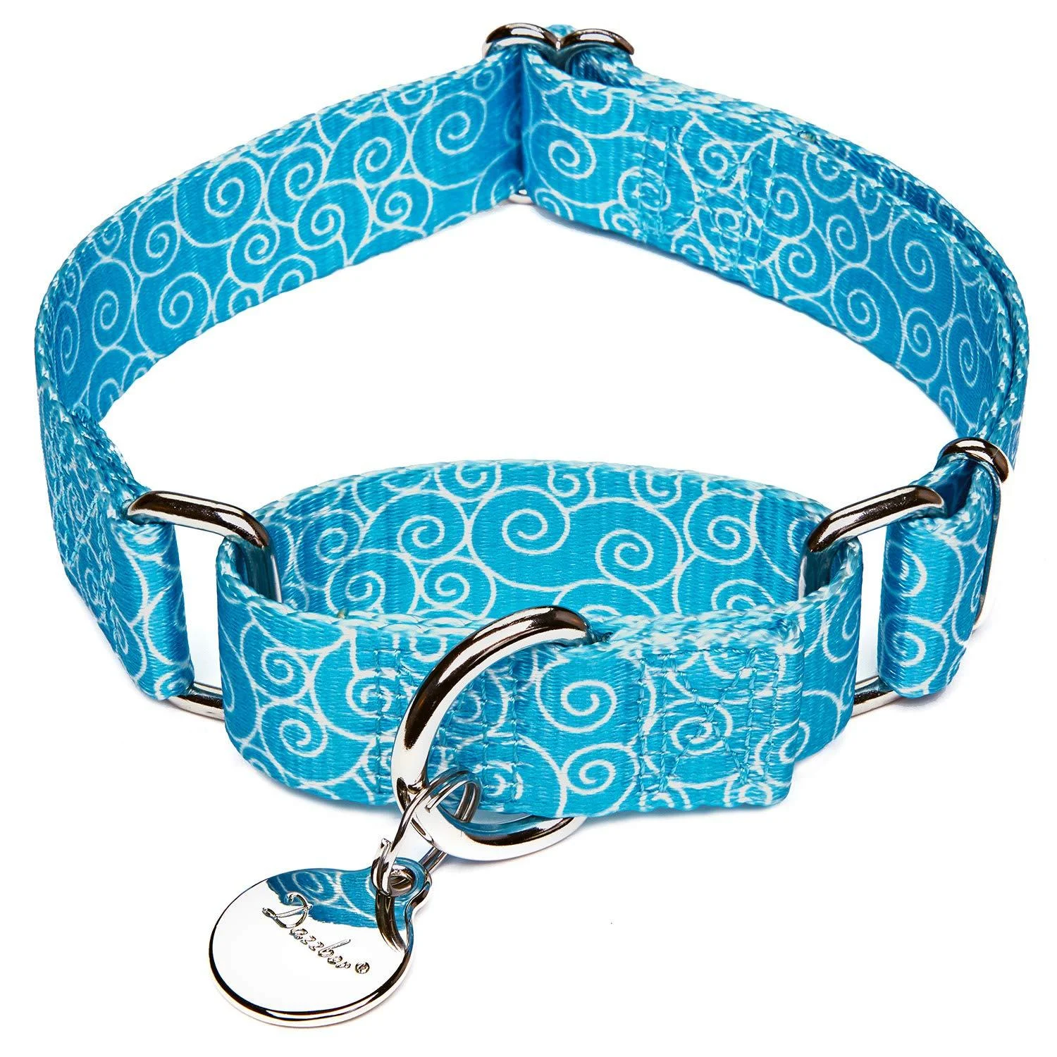 Then martingal collars for dogs adjustable-heavy duty-soft-smooth light go to the dog for medium dogs (medium blue) middle 2.5cm wide sky blue