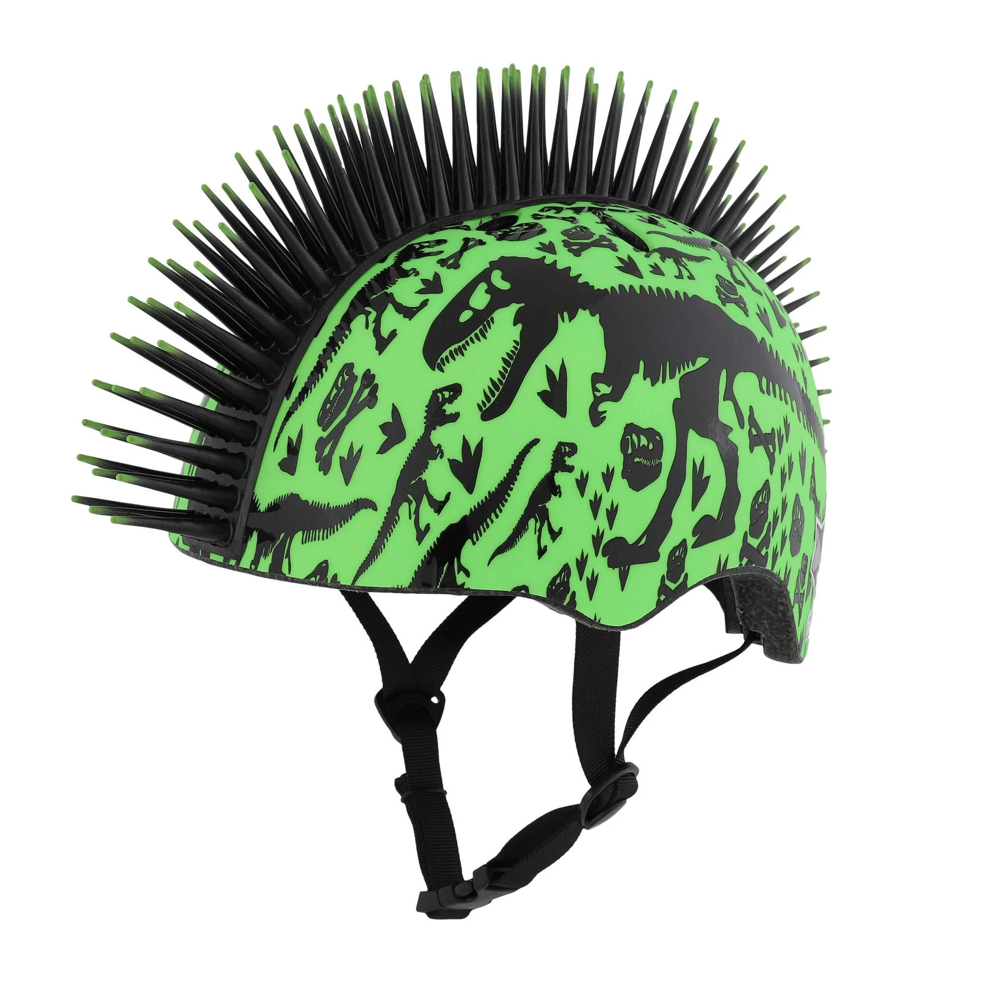 Raskullz Mohawk Toddler 3+ and Child 5+ Helmets Skelosaurus 3+