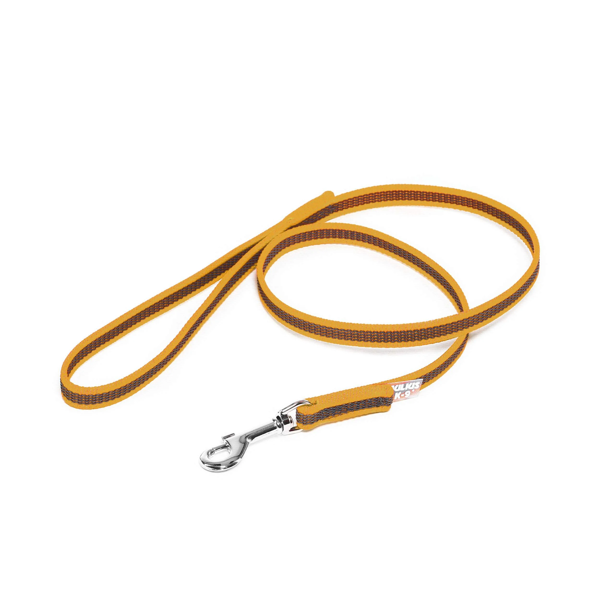 IDC Color & Gray rubberized leash 14 mm x 1 m with loop orange-gray Orange-gray 14 mm x 1 m (with loop)