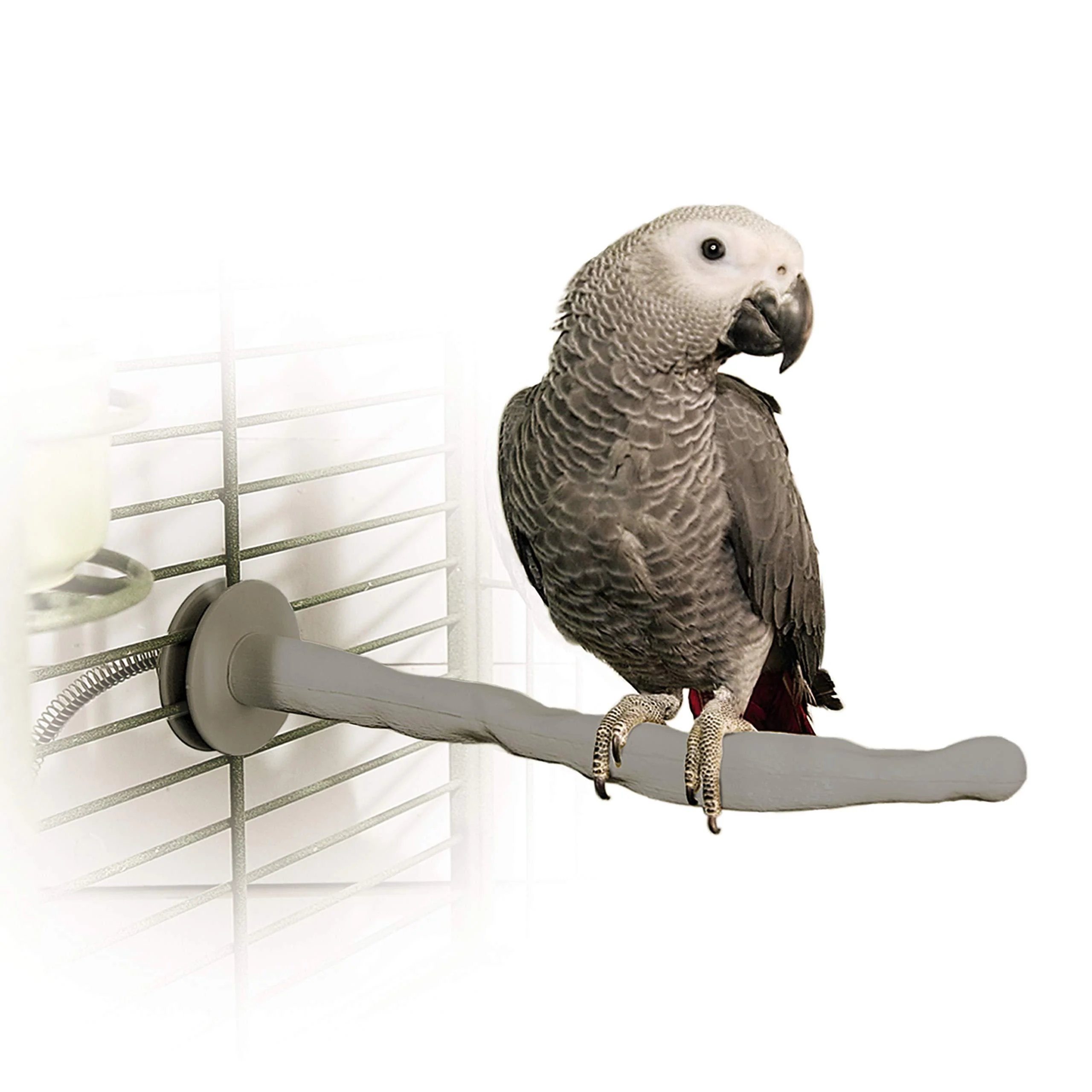 K&H PET PRODUCTS Thermo-Perch Heated Bird Perch Gray Medium 1.25 X 13 Inches Medium 1.25 X 13 Inches Recyclable Box
