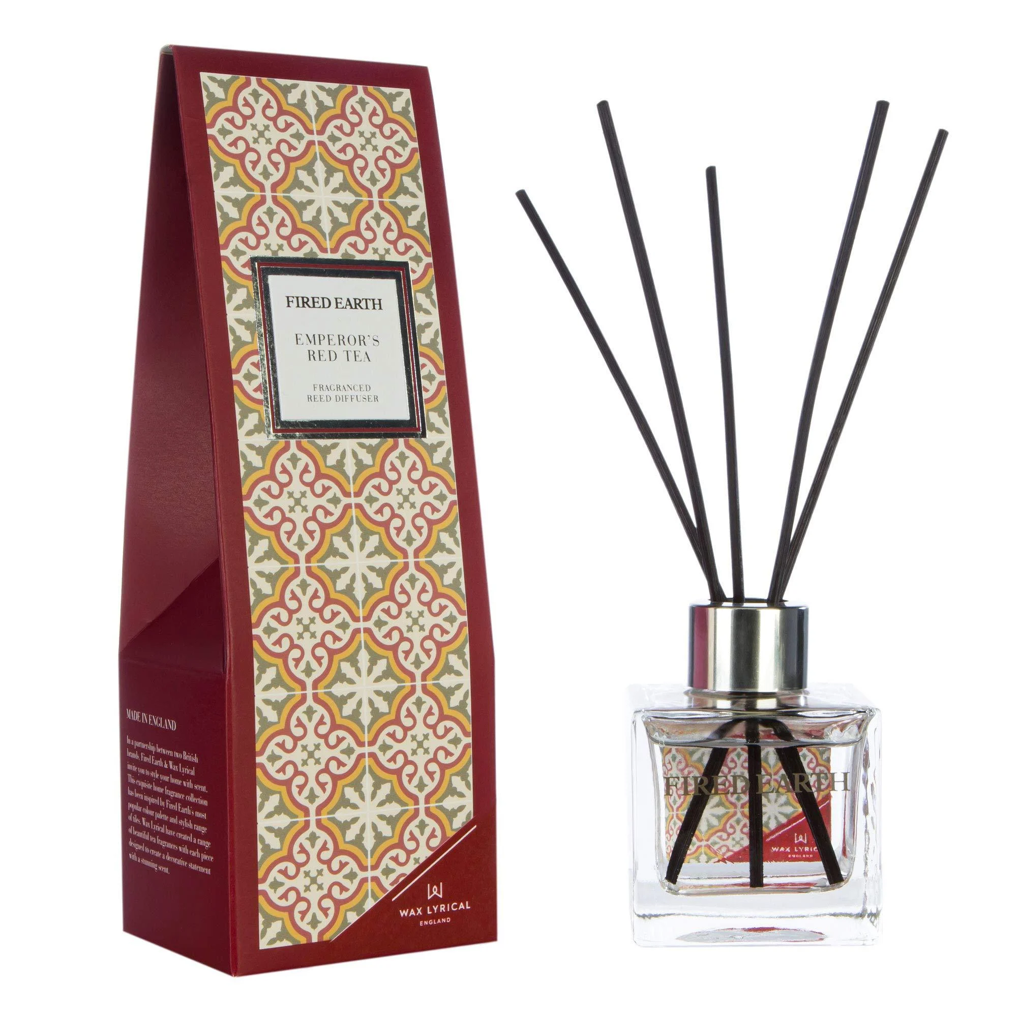 WAX LYRICAL Fired Earth Emperors Red Tea 100ml Small Reed Diffuser