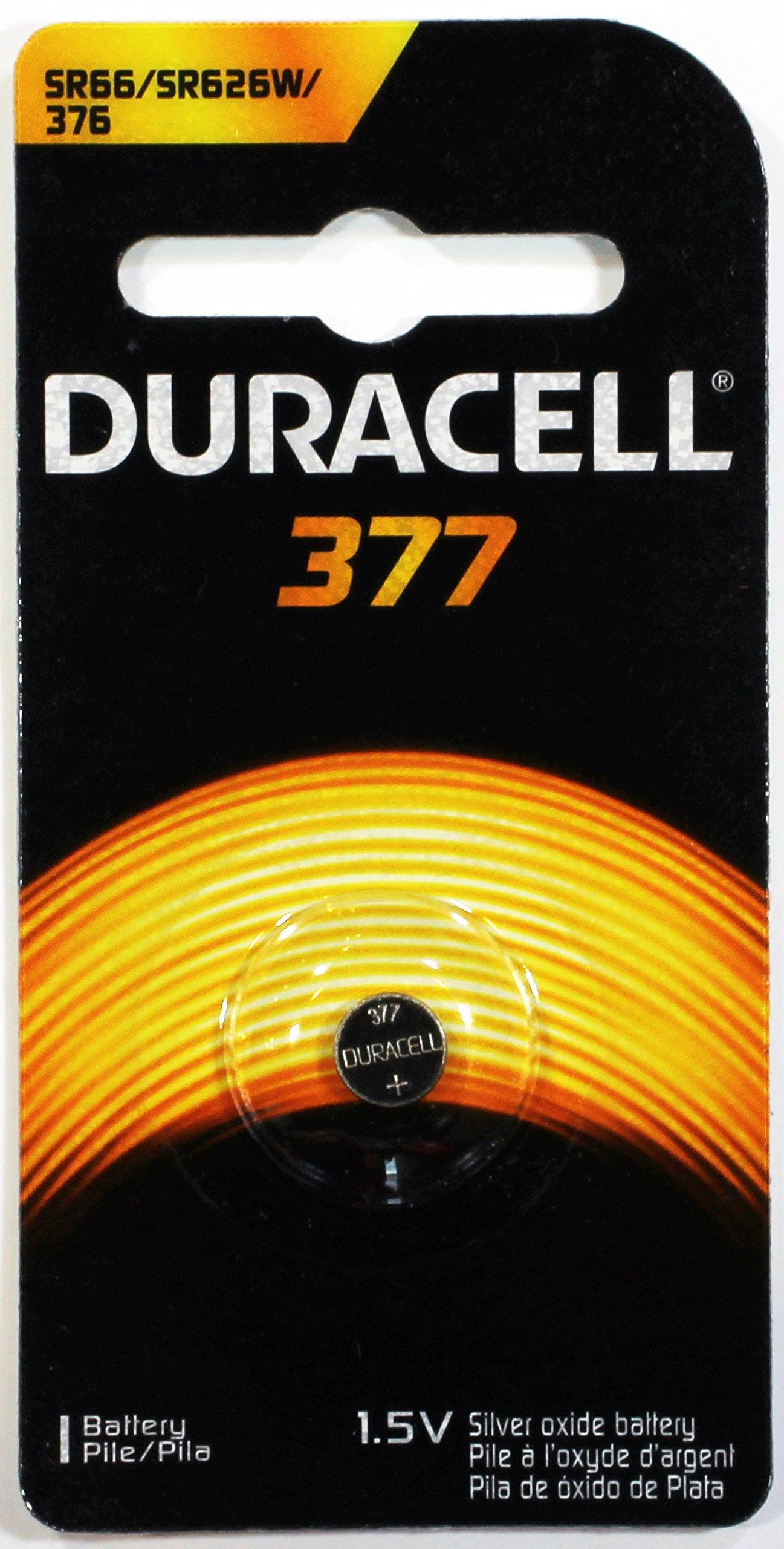 Procter & Gamble 67848 DURA2PK 1.5V 377Battery Color-Original 1 Count (Pack of 1) Original Version