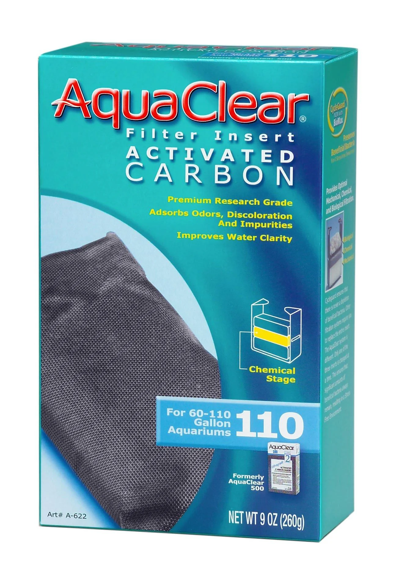 AquaClear 110 Power Filter Replacement Media Activated Carbon