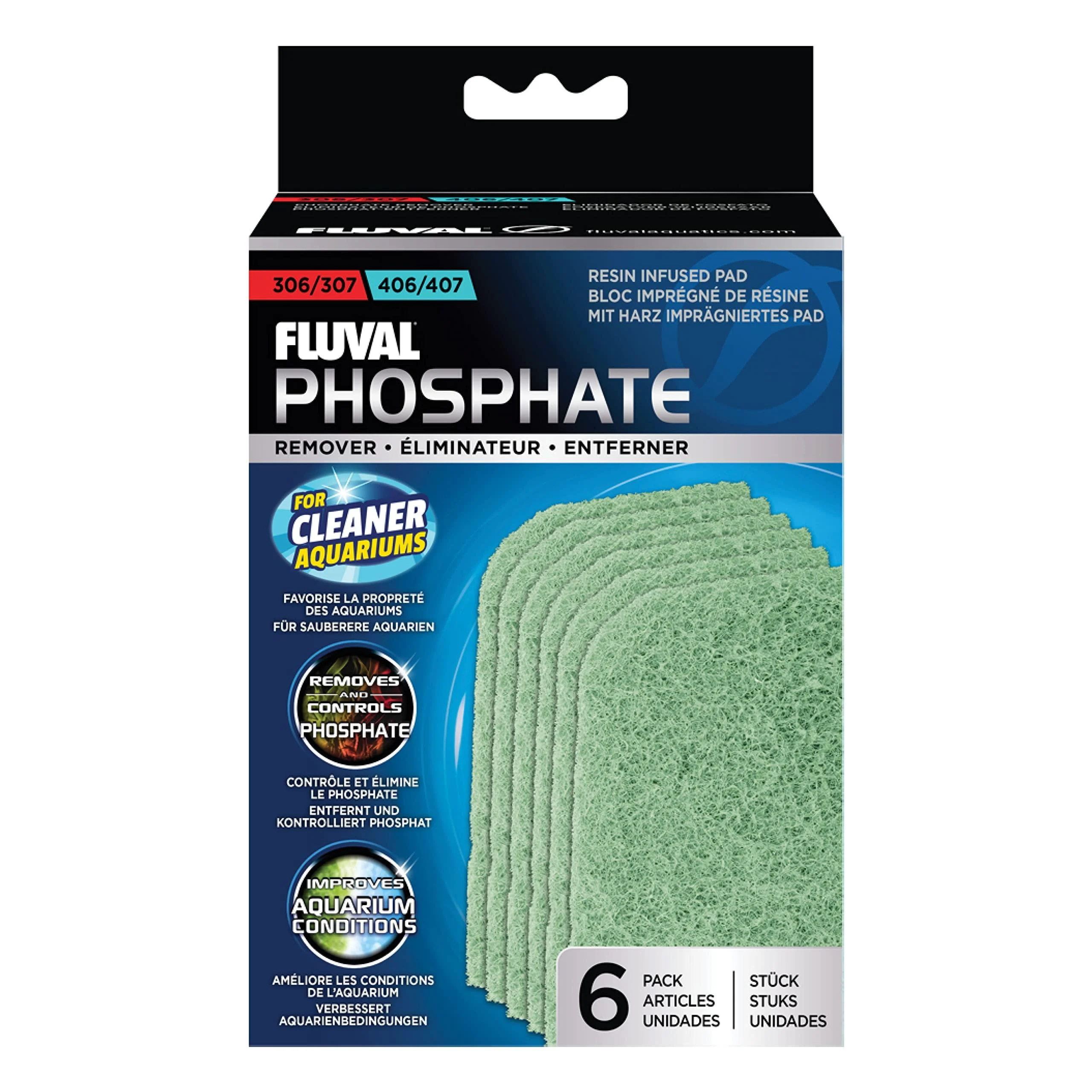 Fluval 307/407 Filter Pads, Replacement Aquarium Canister Filter Media 307/407 Phosphate Remover