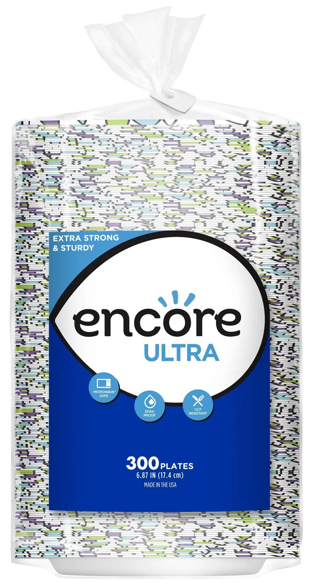 Encore Ultra Paper Dessert/Appetizer Plates, 6.87 Inch, 300 Count (Pack of 2)