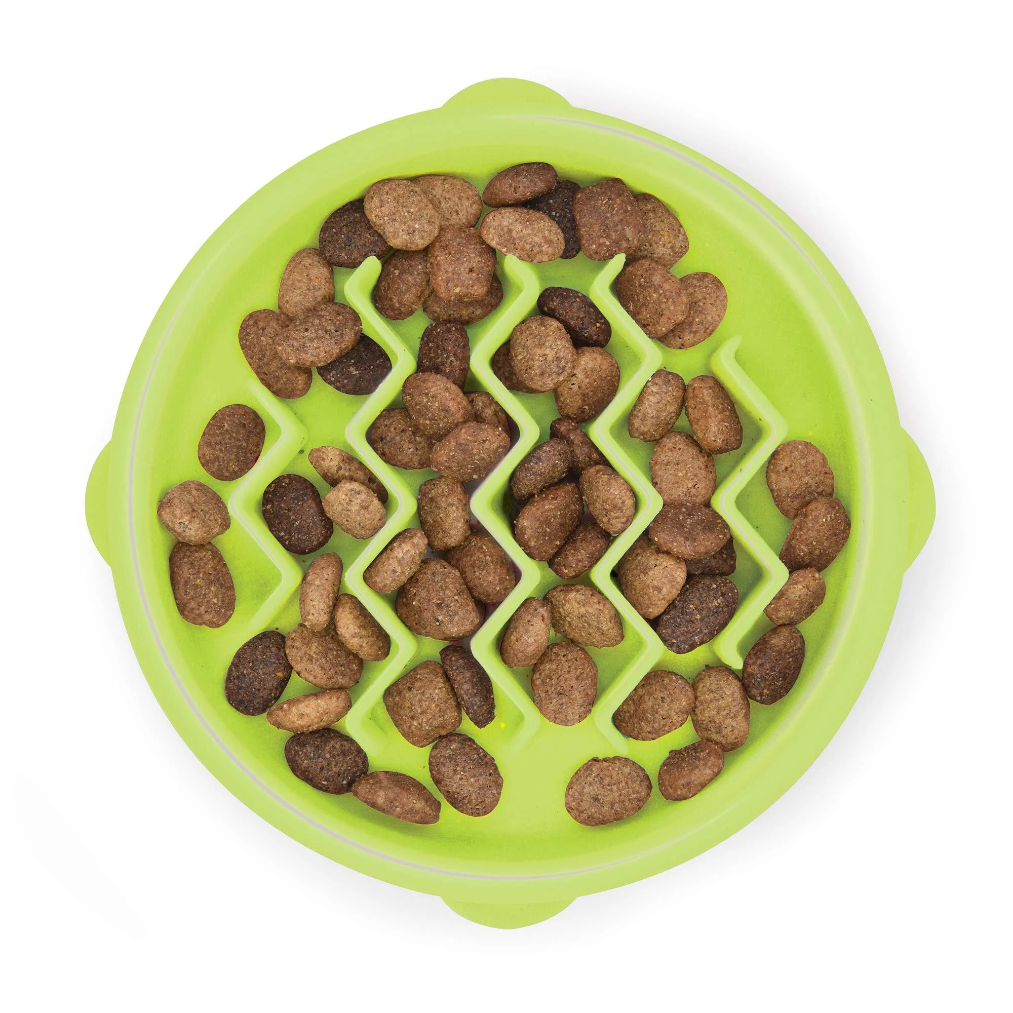 Petstages Kitty Slow Feeder Cat Bowl, Green