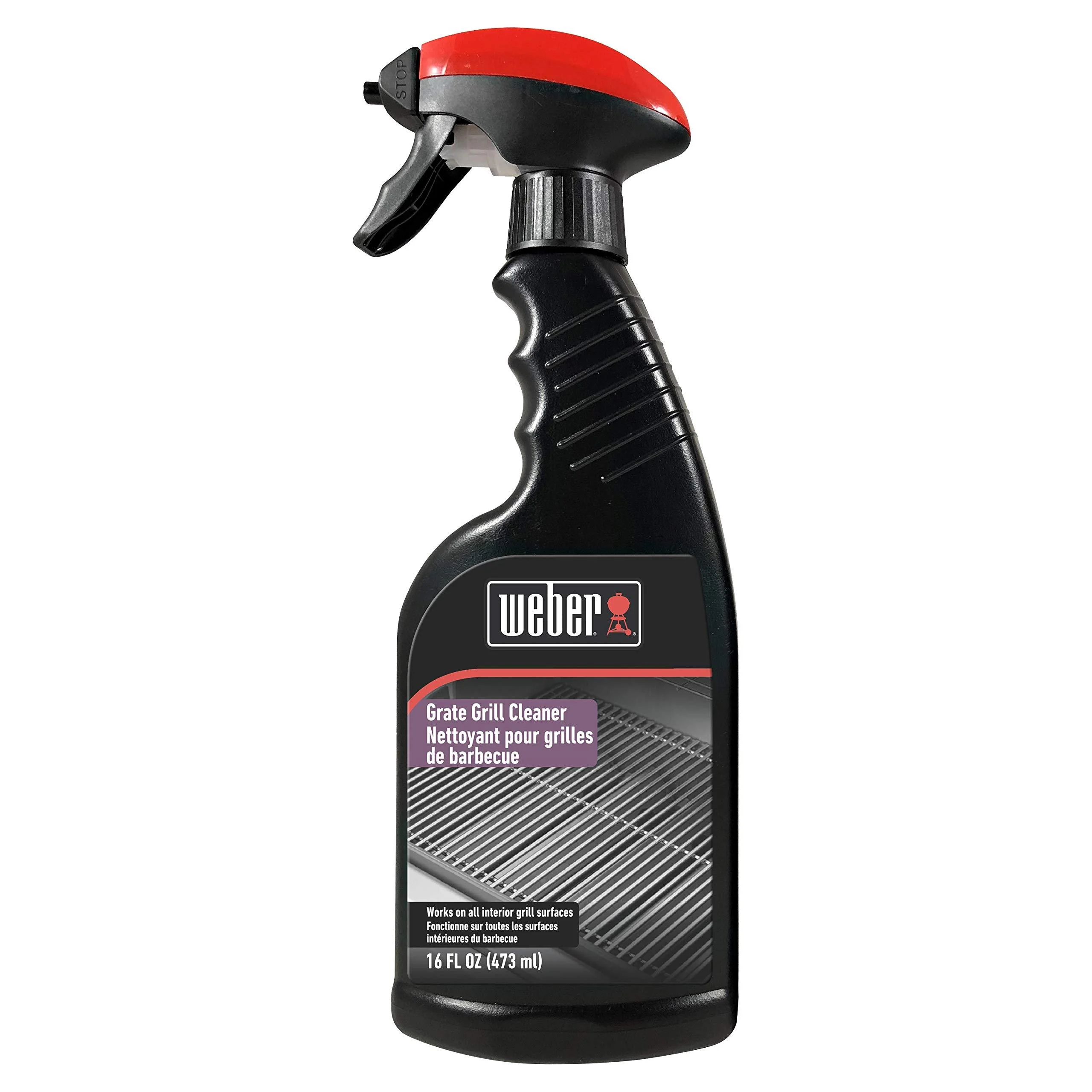 Weber Grill Grate Cleaner 16oz Spray Bottle Barbecue Brushes