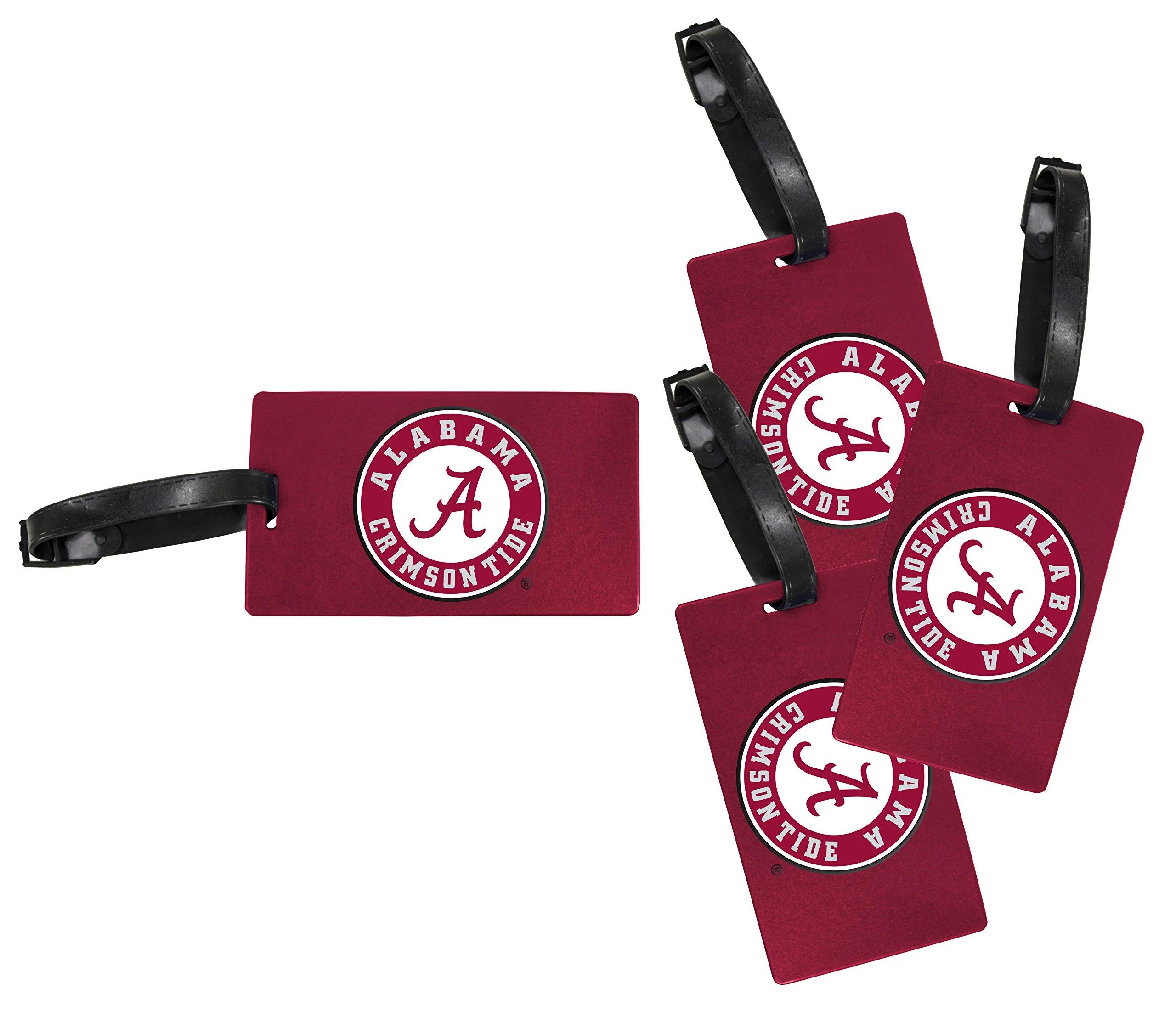 R and R Imports Alabama Crimson Tide Luggage Tag 4-Pack