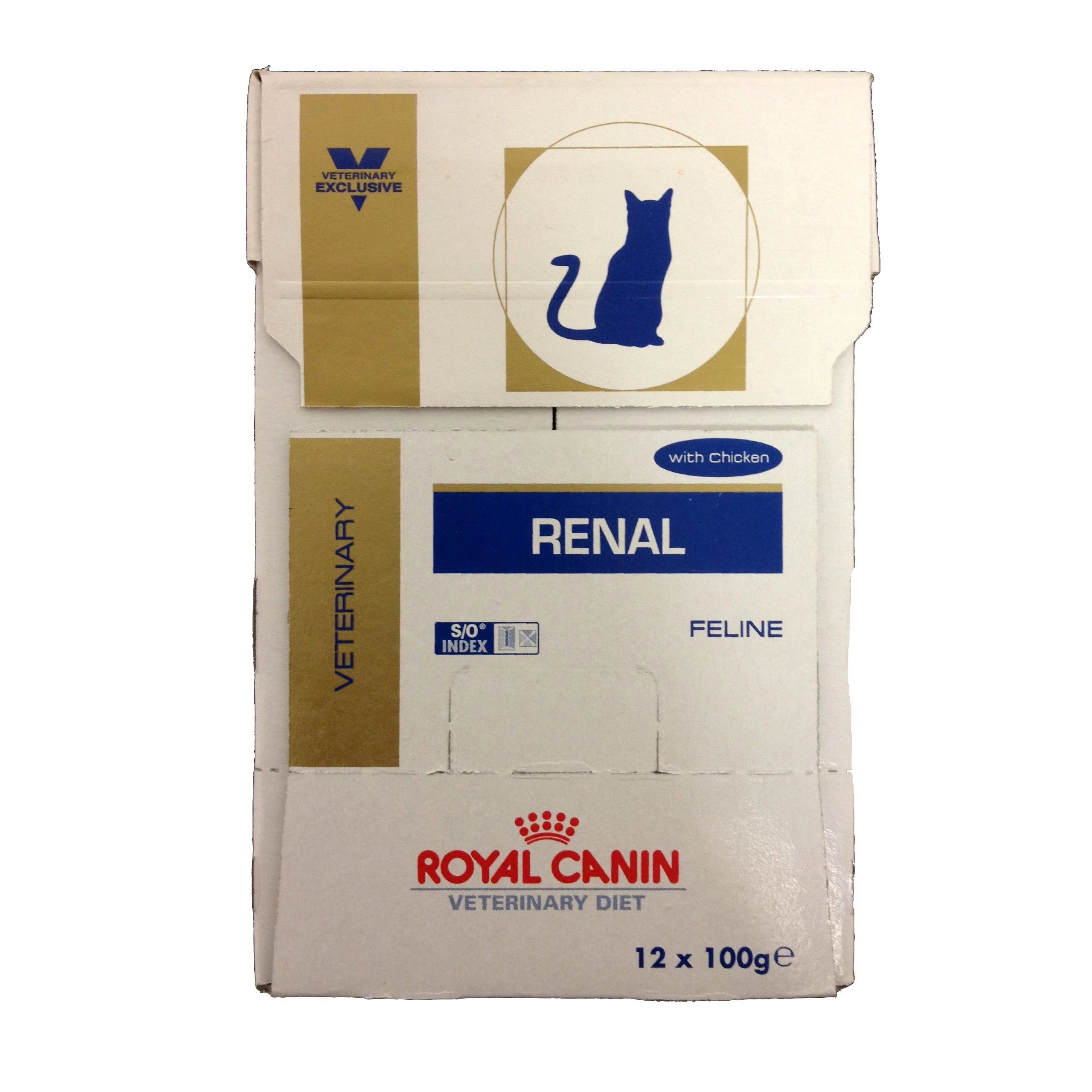 ROYAL CANIN Veterinary Diet Feline Renal RF23 48 x 85g Chicken Sachets (Bulk Buy)