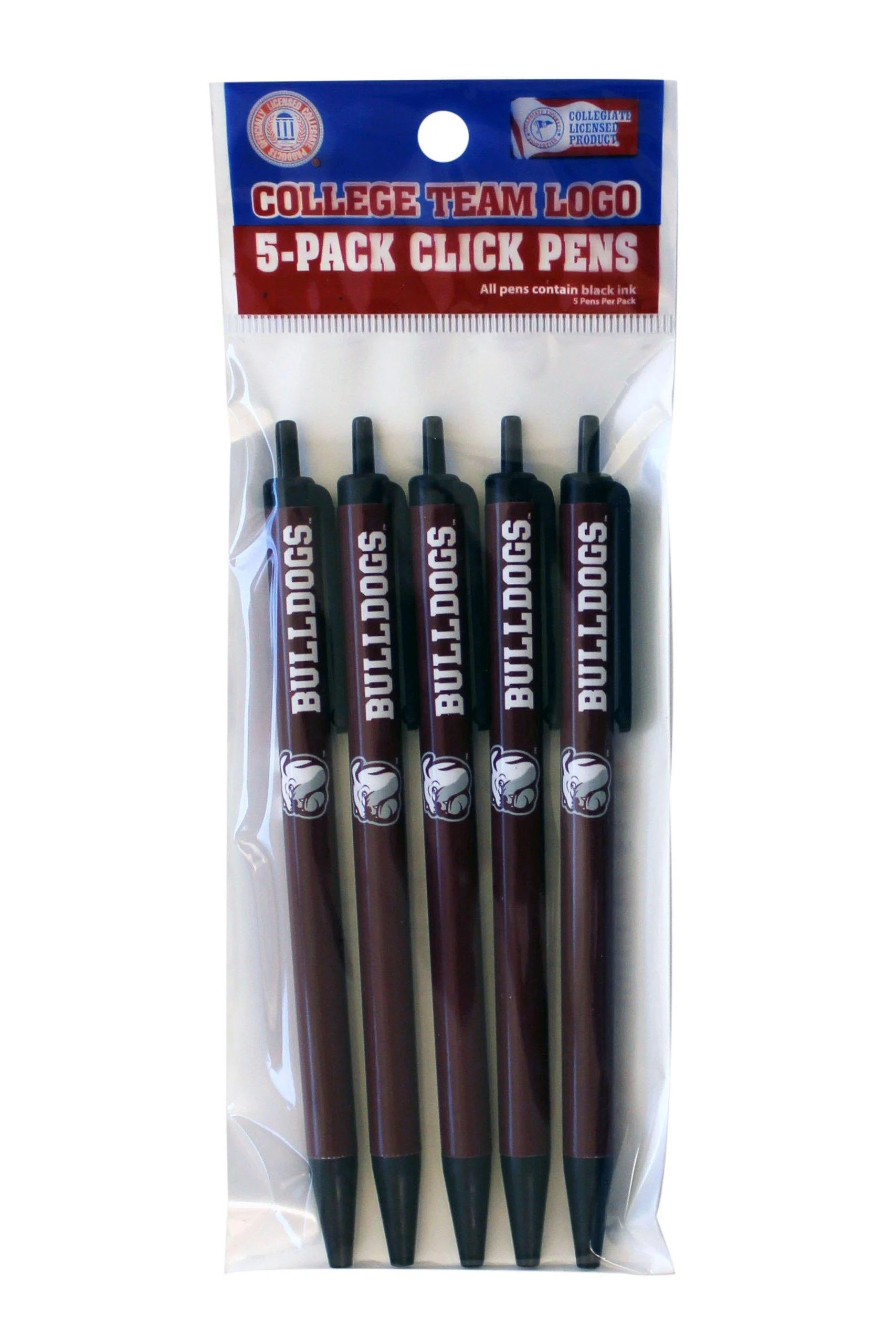 NCAA Mississippi State Bulldogs Disposable Click Pens - Pro Specialties Group