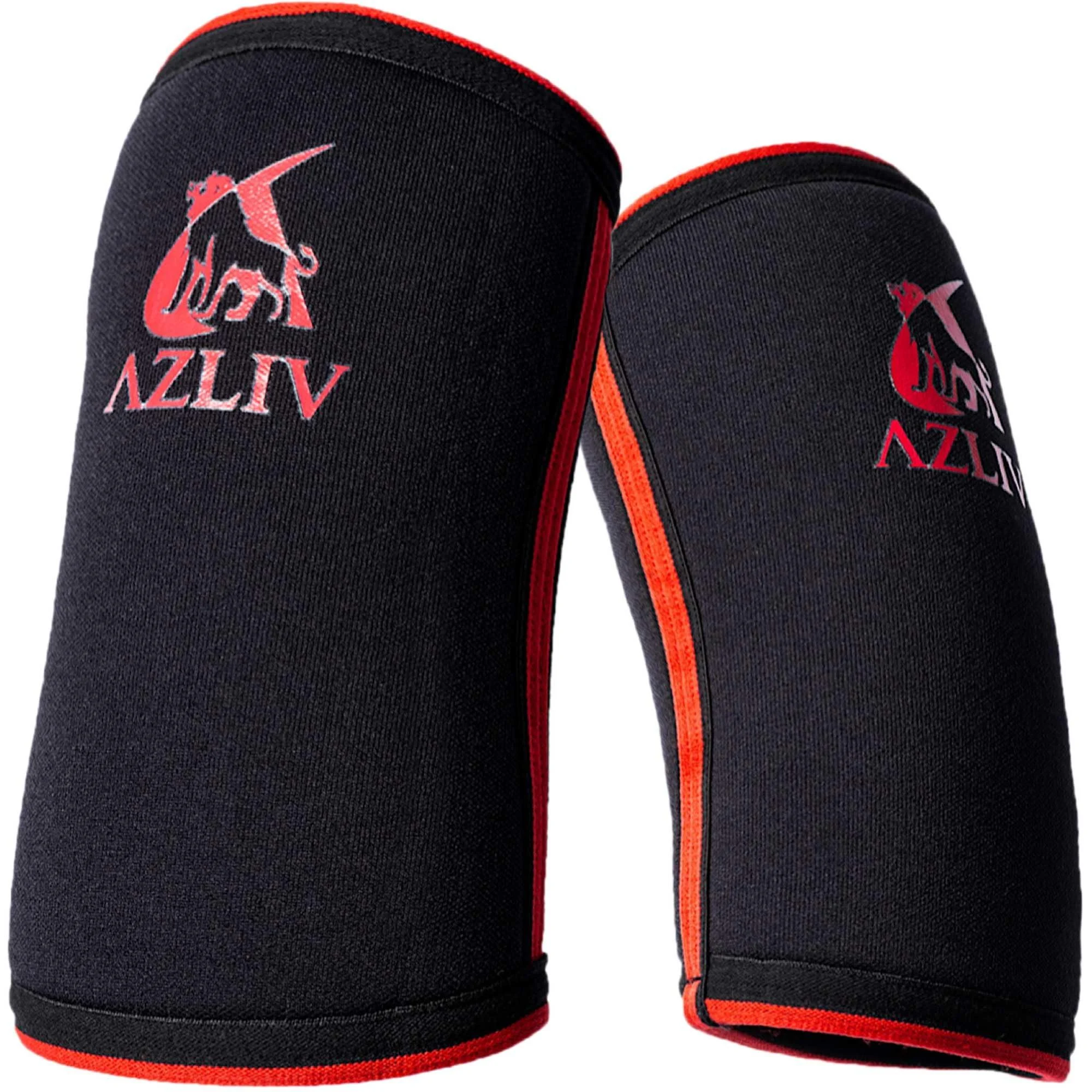 7mm Elbow Sleeves for Weightlifting Powerlifting Weight Training Elbow Braces (S) Small - AZLIV