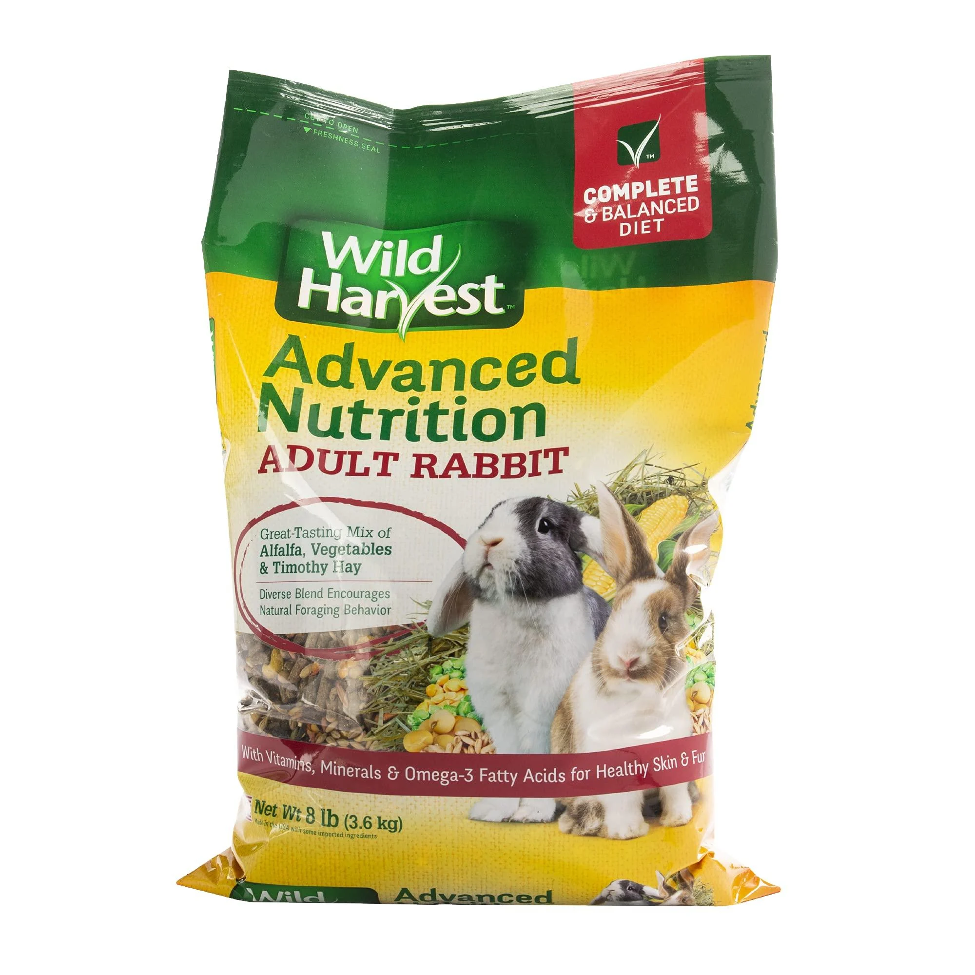 Wild Harvest Rabbit Food Blend 8 Pound (Pack of 1) brown