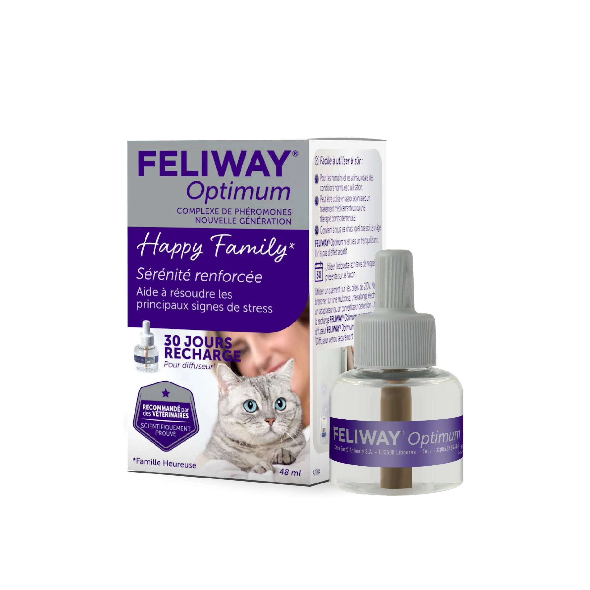 Feliway Optimum Anti-Stress Refill for Cats 48 ml