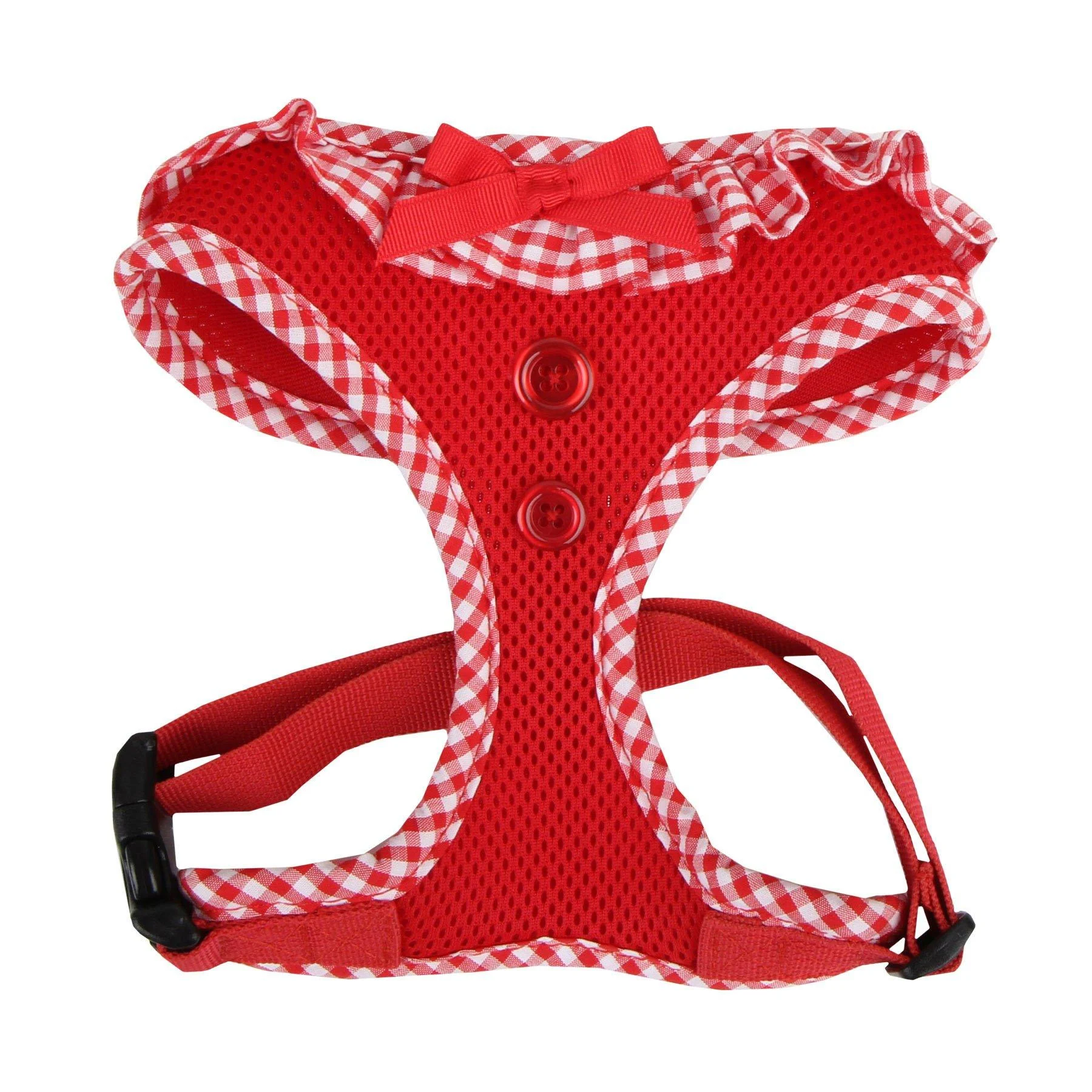 PUPPIA Authentic Vivien Pet Harness Small Red