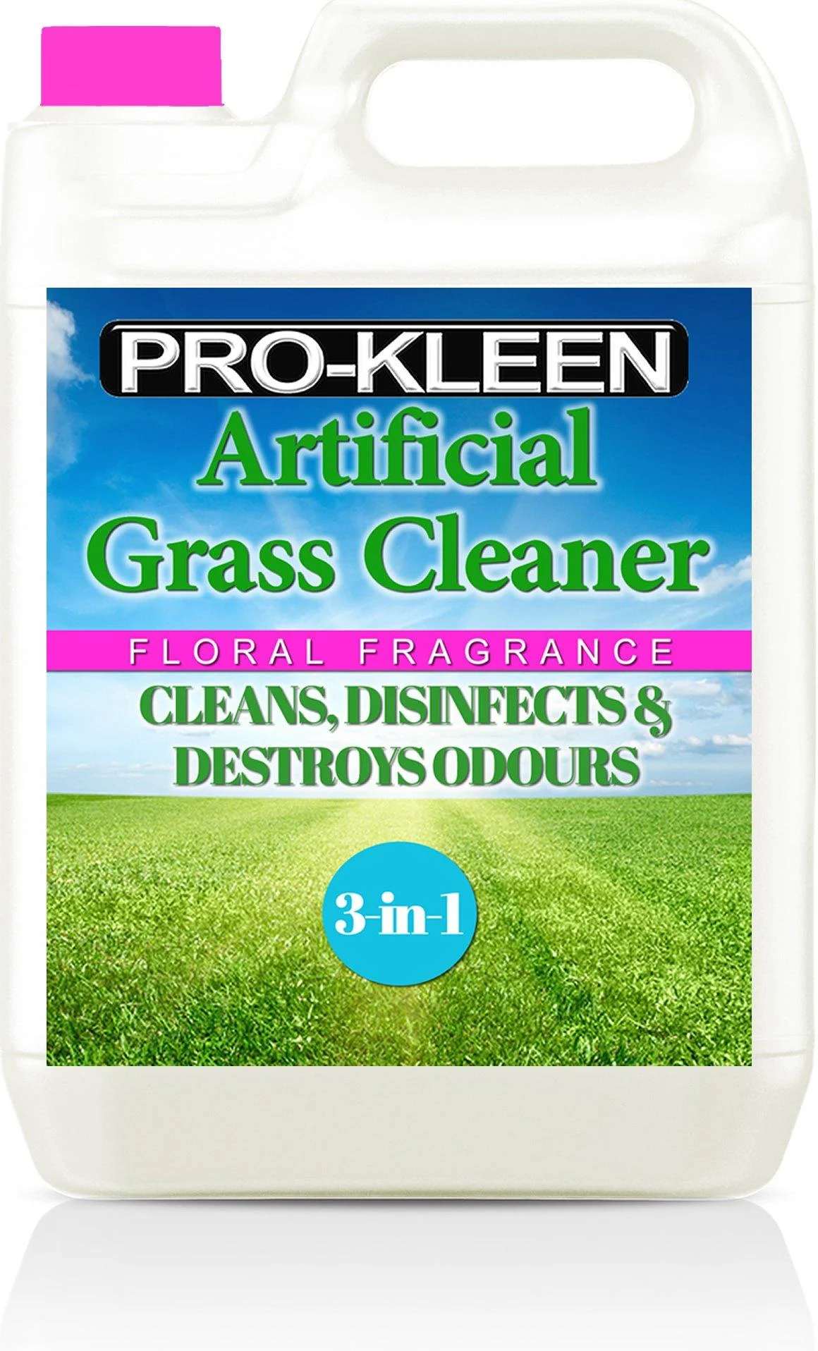 Pro-Kleen Artificial Grass Cleaner Floral Fragrance 5L - Perfect for Homes with Dogs - Cleans Disinfects Deodorises & Fragrances Concentrate