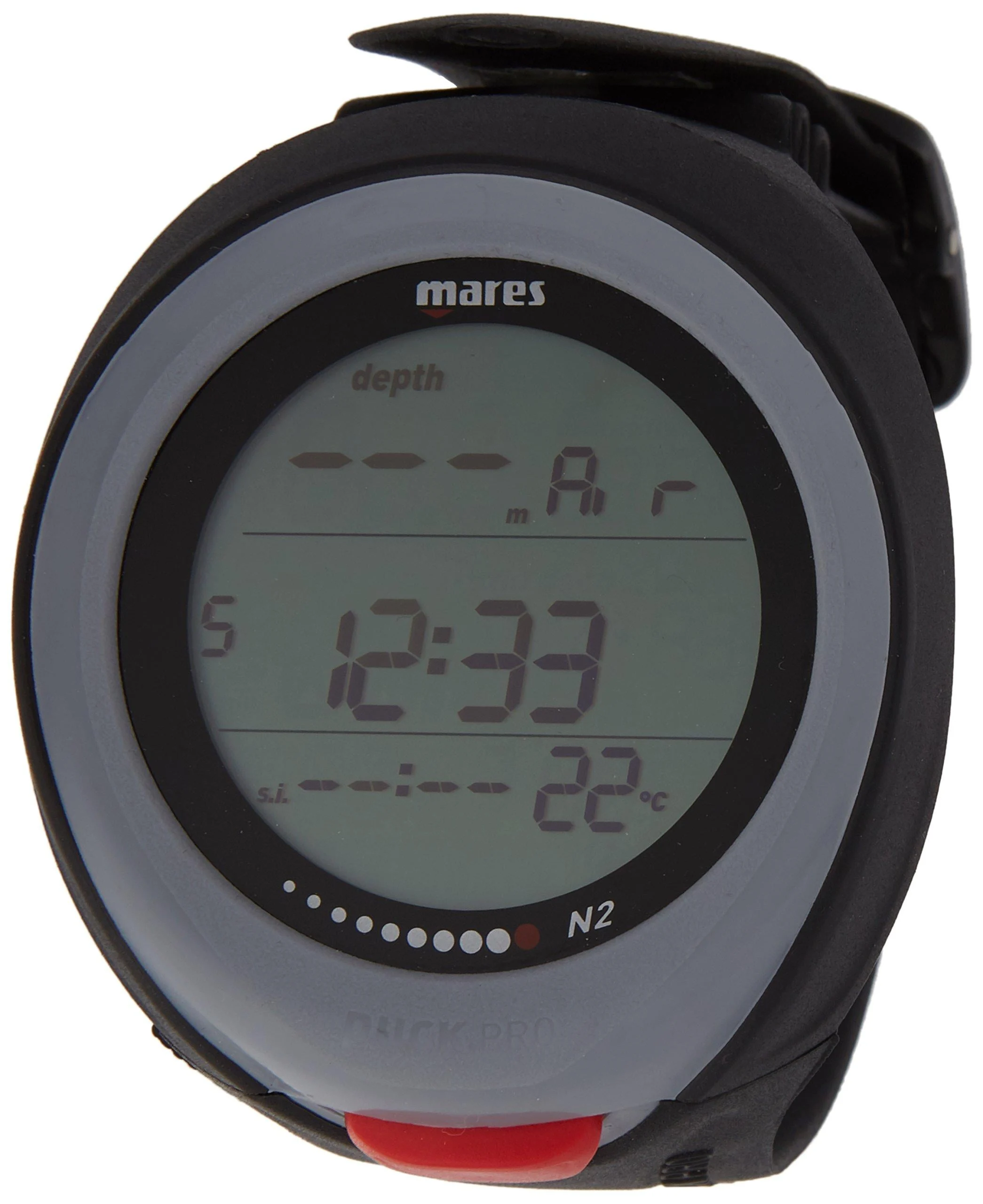Mares Puck Pro Wrist Dive Computer for Scuba Diving Grey