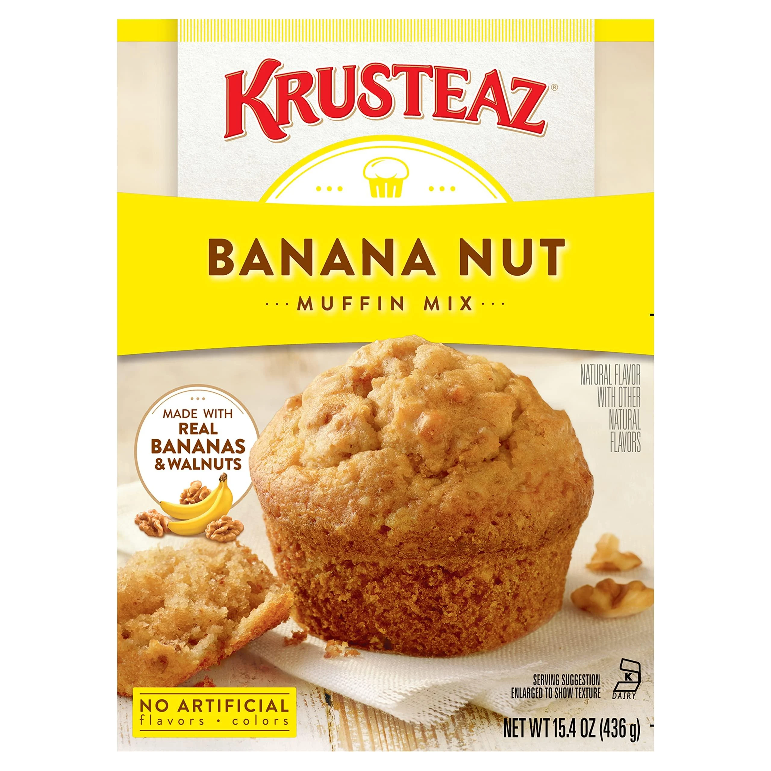 Krusteaz Banana Nut Muffin Mix, 15.4 oz