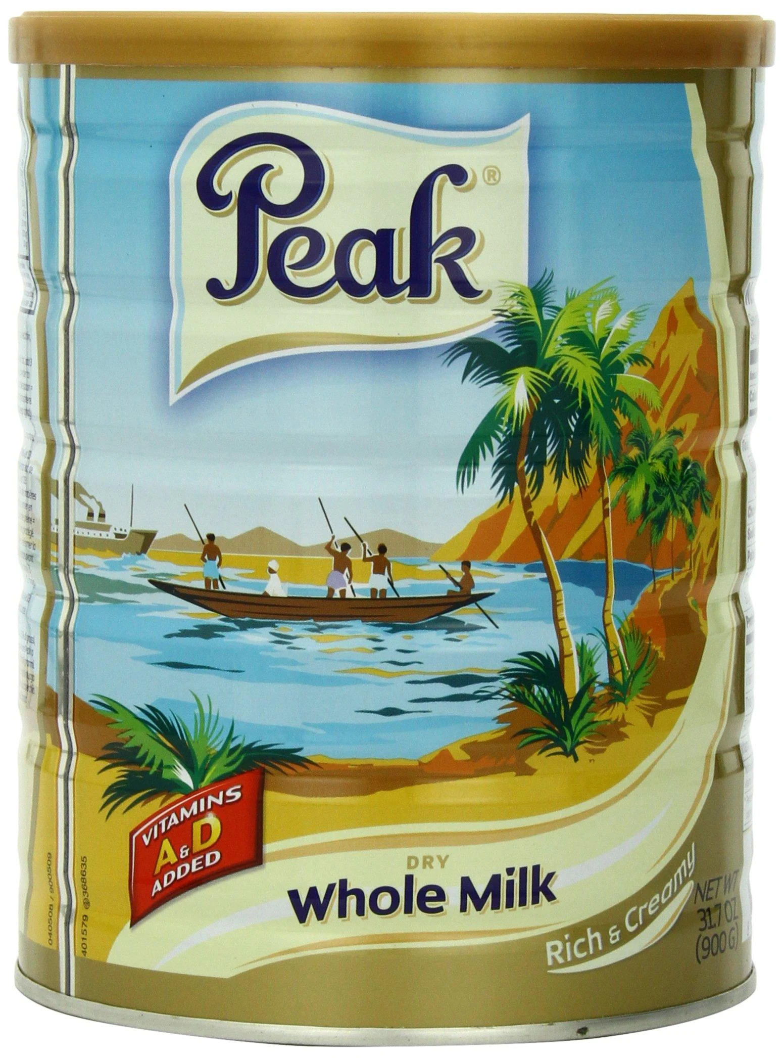 Peak Dry Whole Milk Powder, 900-Grams (Packaging May Vary) 31.7 Ounce (Pack of 1)