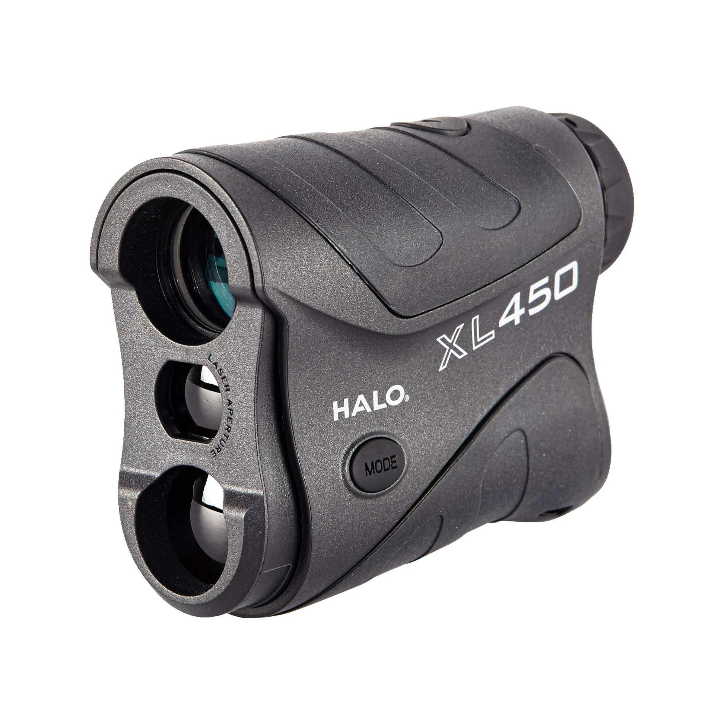 Halo Optics Accurate Precise Water-Resistant Ergonomic Non-Slip Grip Portable Durable Hunting Laser Range Finder with Scan Mode XL450 450 Yard Range