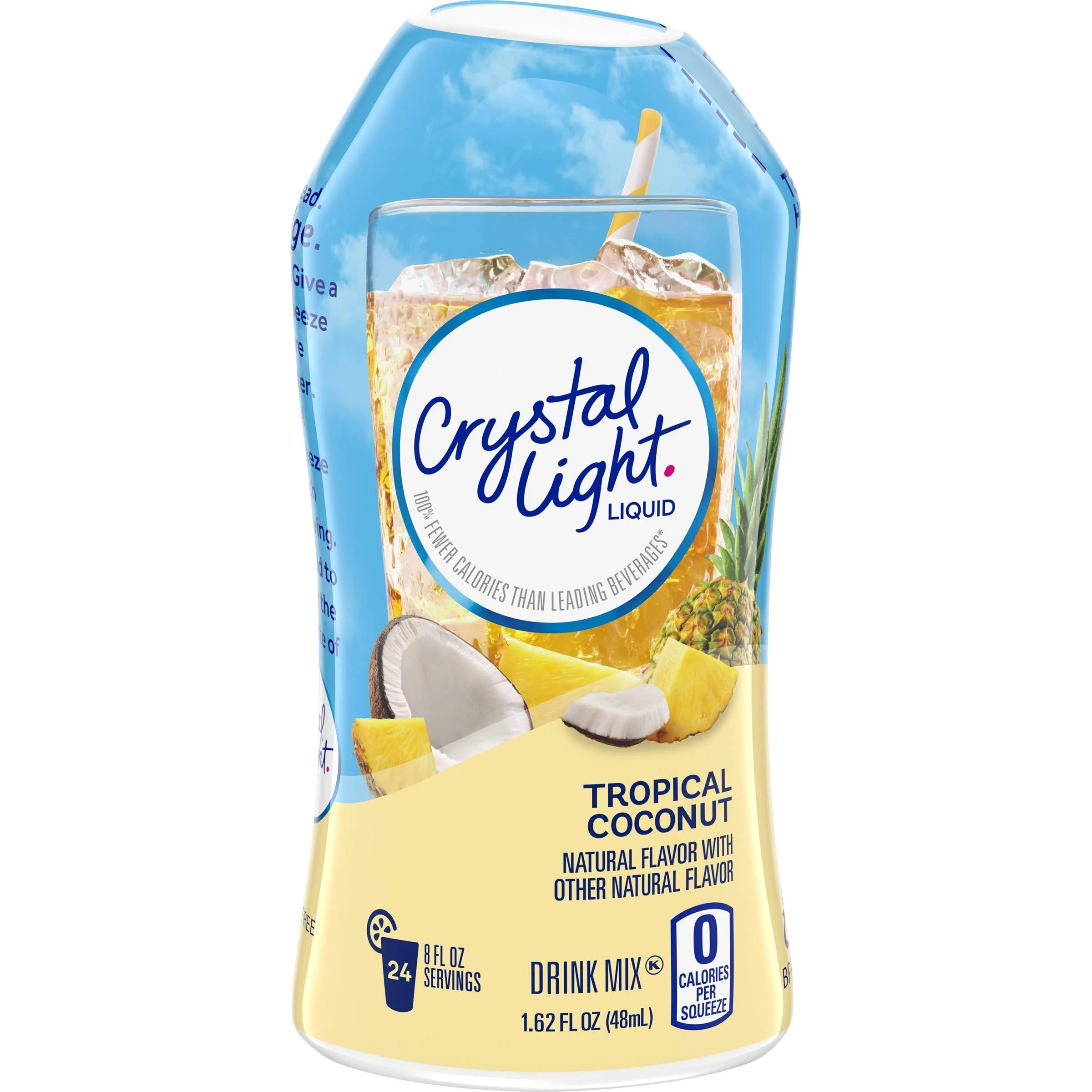 Crystal Light Liquid Drink Mix, Tropical Coconut, 1.62 OZ Tropical Coconut 2 Count (Pack of 1)