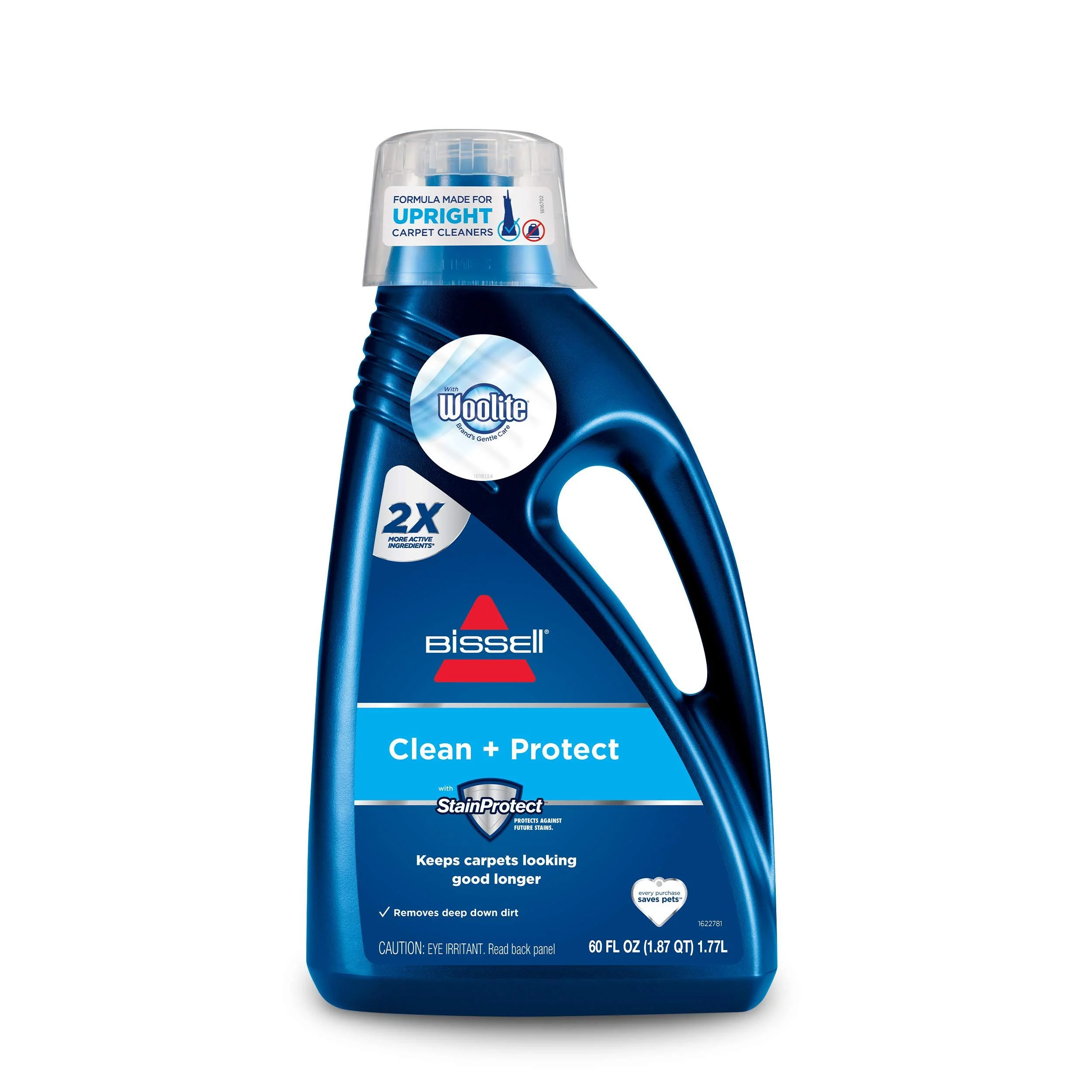 BISSELL 62E5A 2X Concentrated Deep Clean & Protect Full Size Machine Formula, 60 ounces - GDM HOME