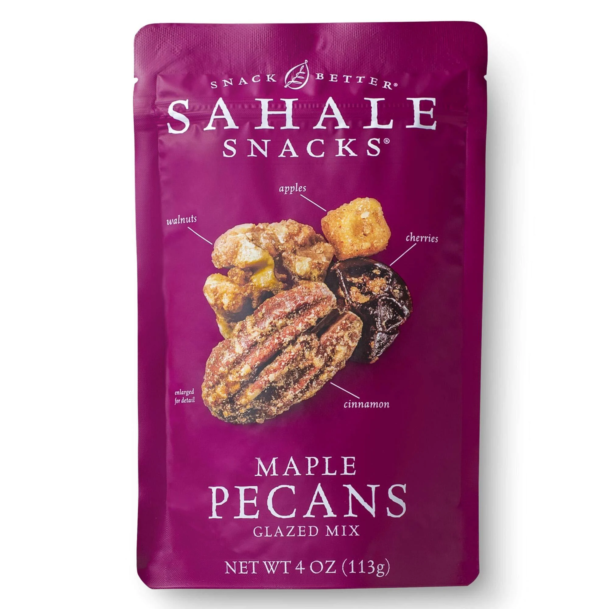 Sahale Snacks, Glazed Mix, Maple Pecans, 4 oz Maple Pecans 4 Ounce (Pack of 1)