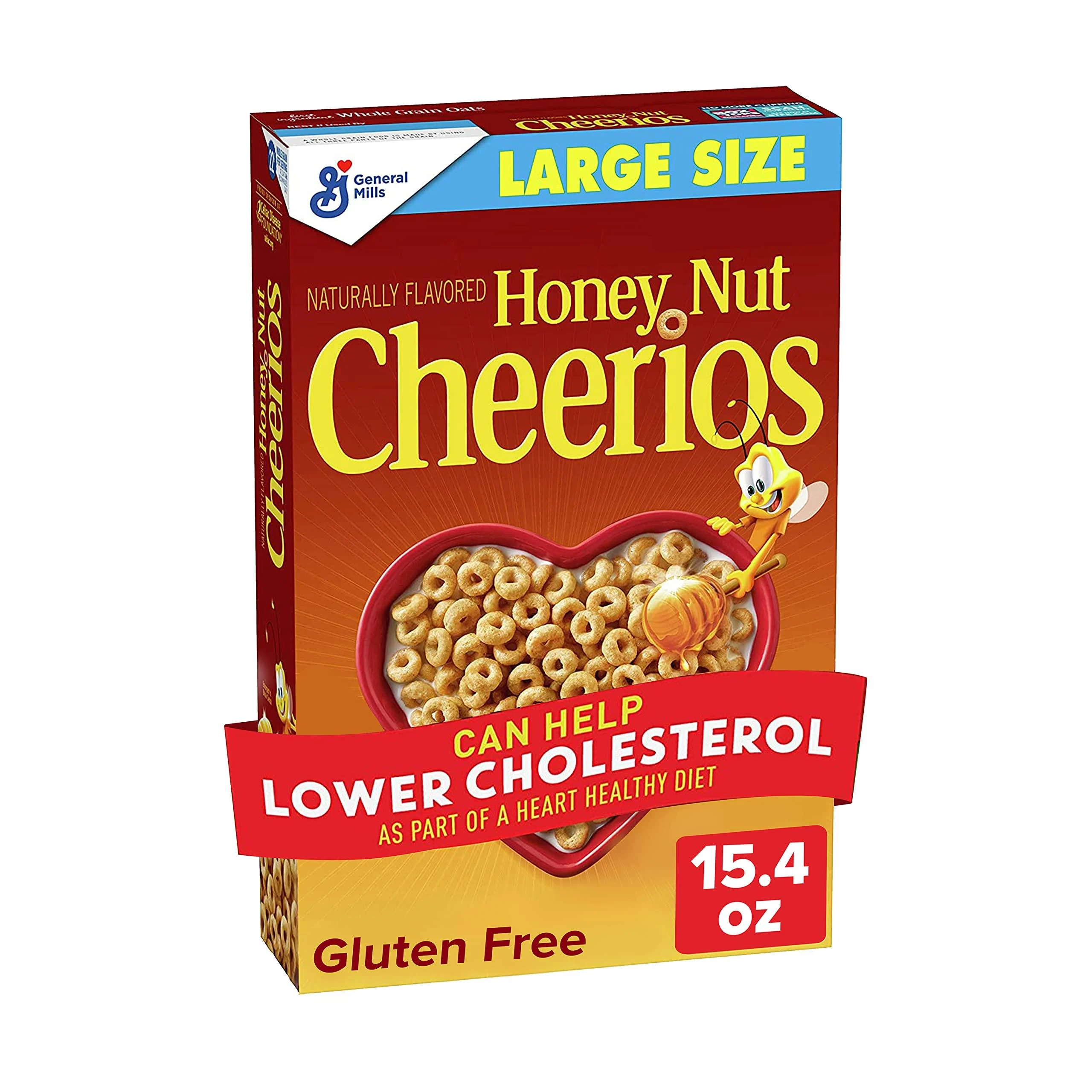 Honey Nut Cheerios Cereal with Oats Gluten Free 15.4 oz - General Mills