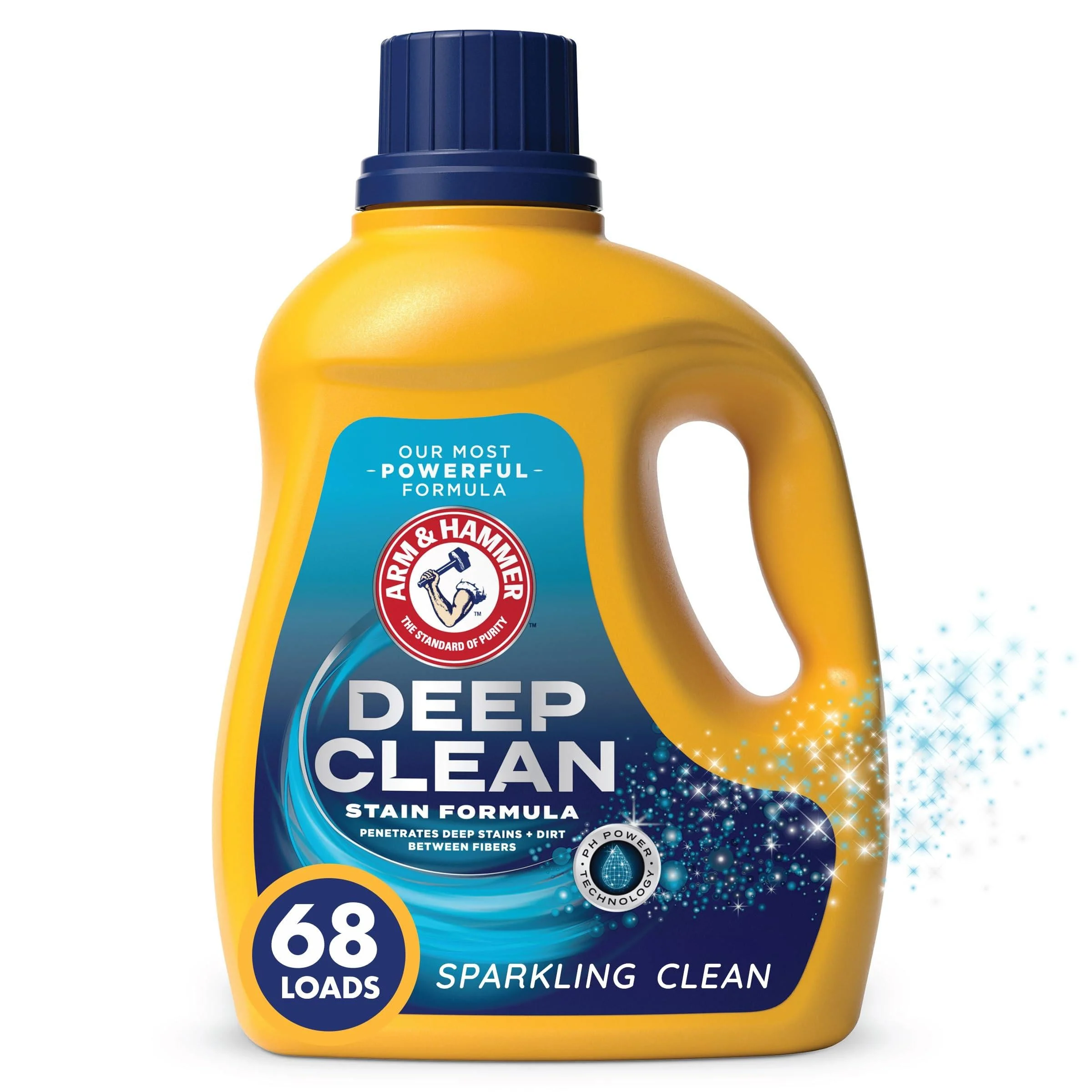 ARM & HAMMER Deep Clean Stain Formula Liquid Laundry Detergent 102 fl oz 68 Loads