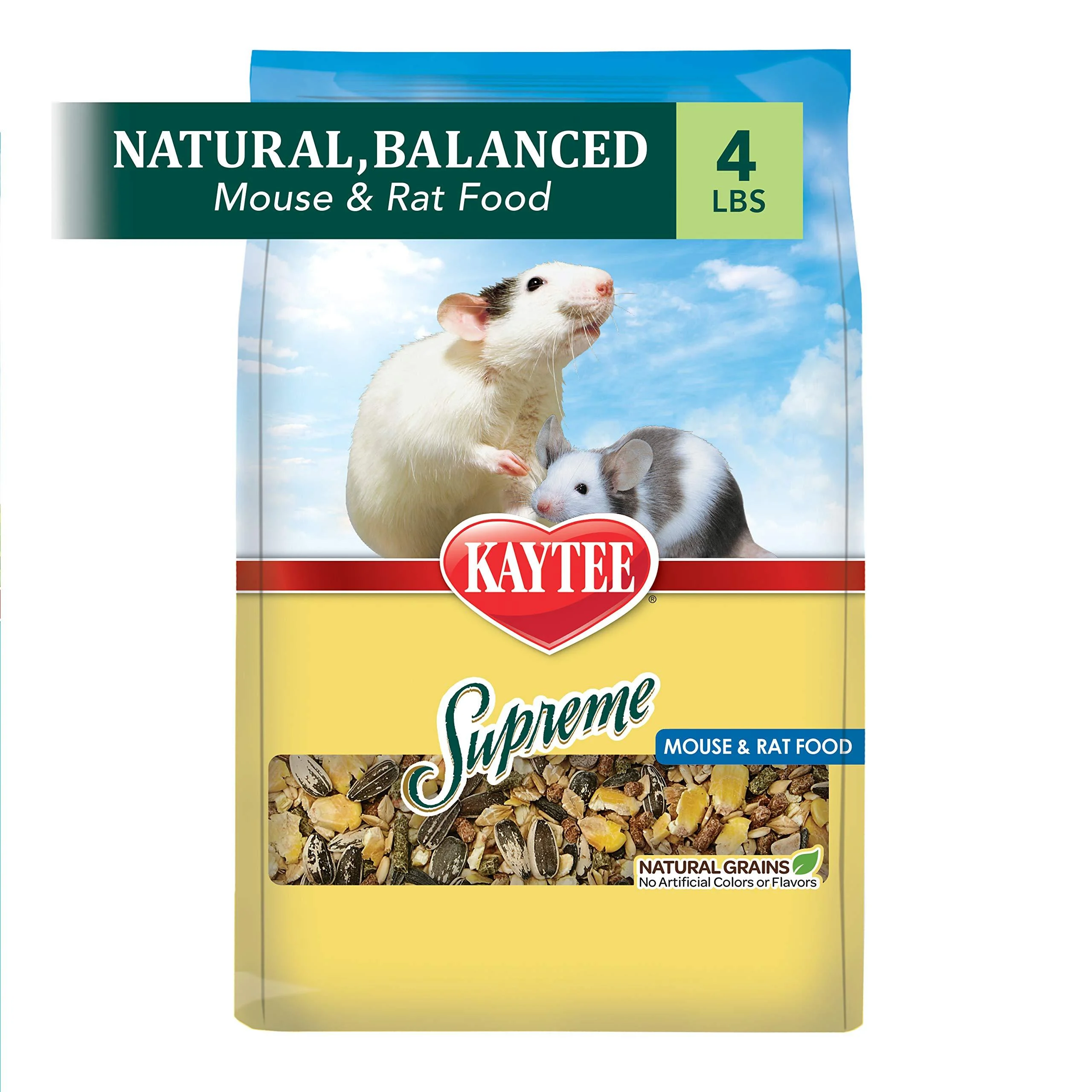 Kaytee Supreme Mouse and Rat Food 4 Pound (Pack of 1)