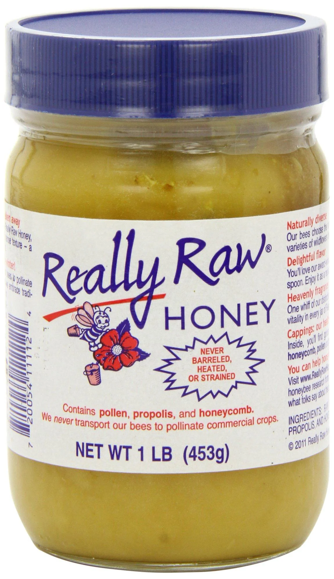 Really Raw Honey Honey 1 lb (453 g)