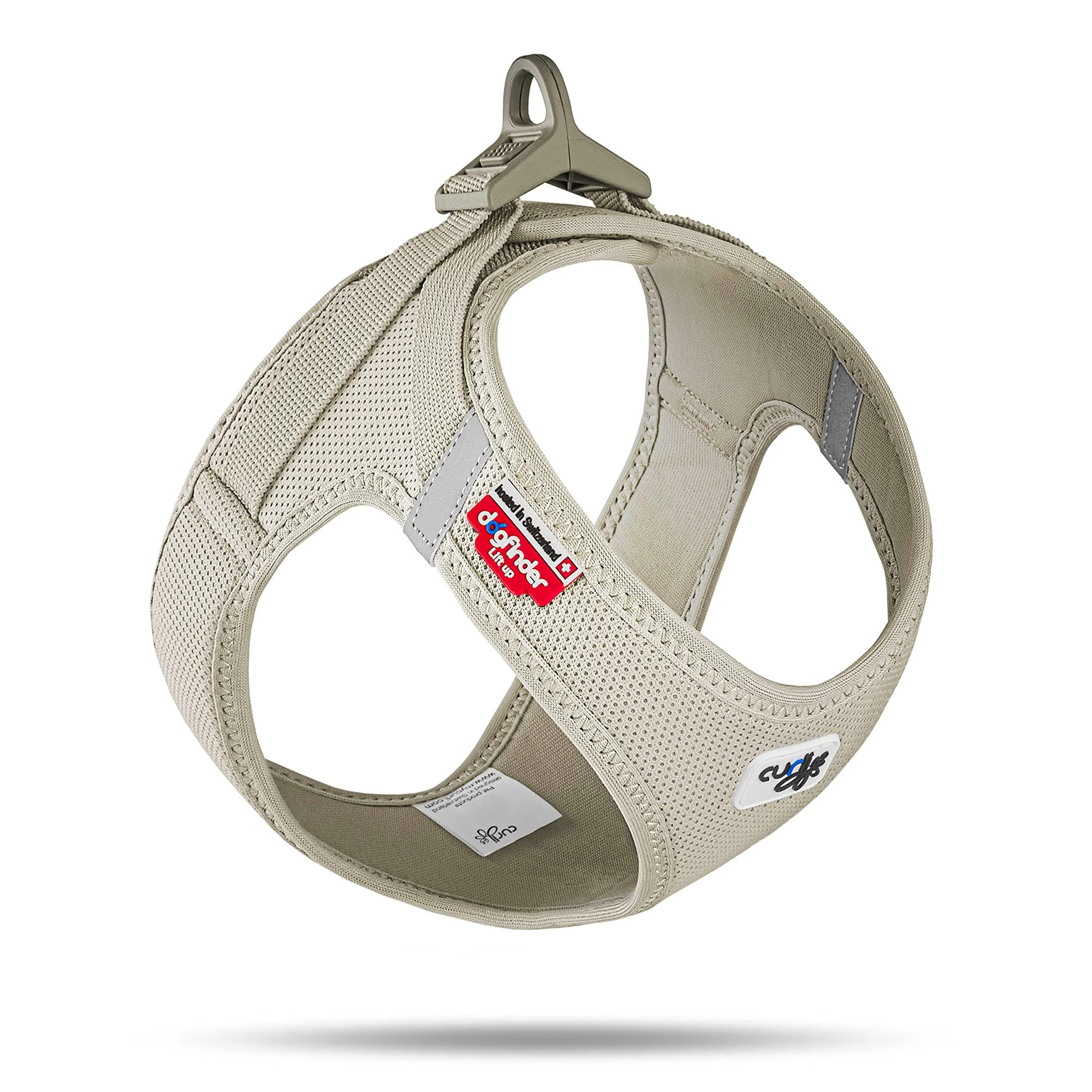 Vest Harness curli Clasp Air-Mesh Light-Tan S Beige (Light Tan) S Solid