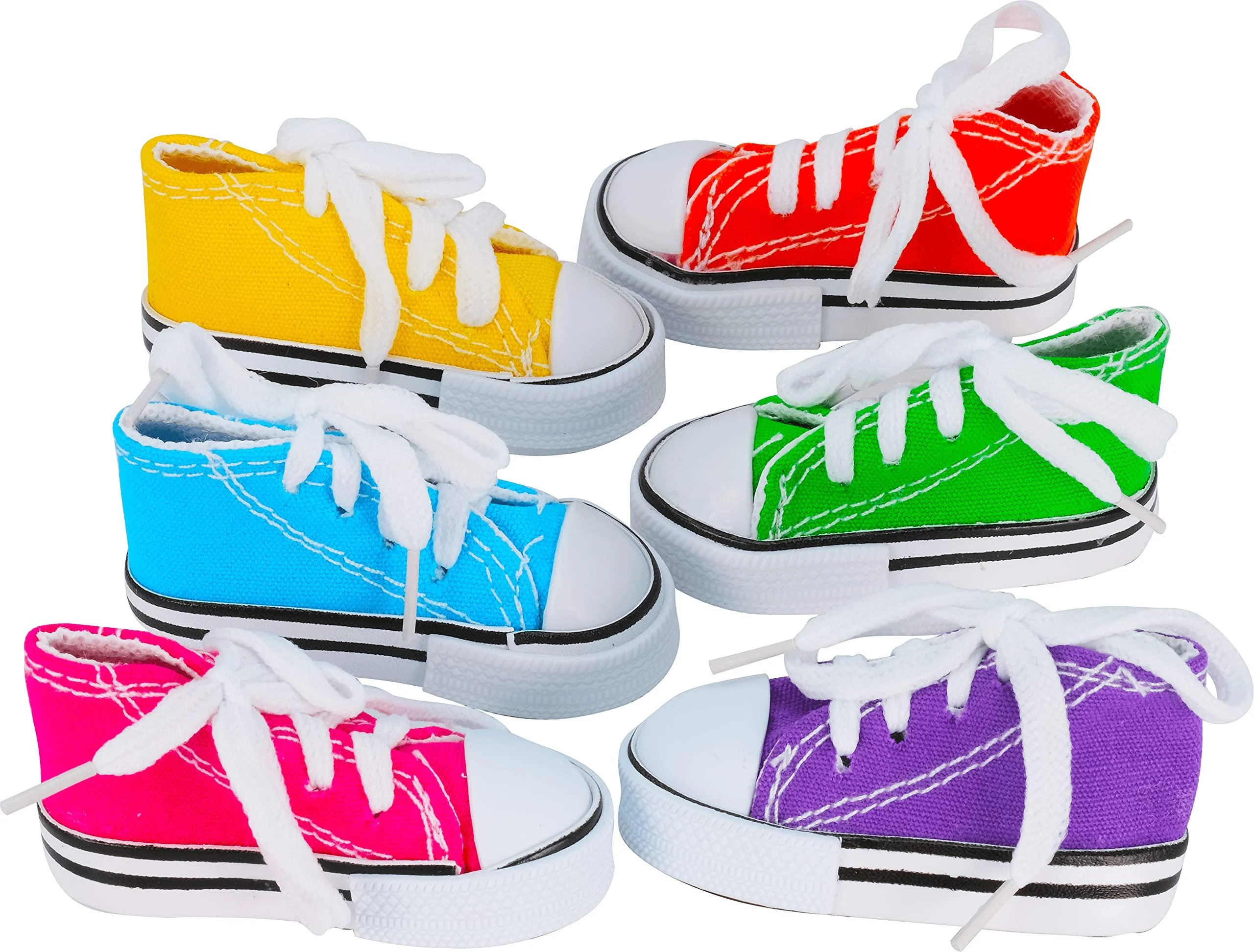 Bonka Bird Toys Sneakers Cotton Colorful Versatile Chew Parrot Budgie Finch Quaker Dove Parrotlet (6) Sneakers
