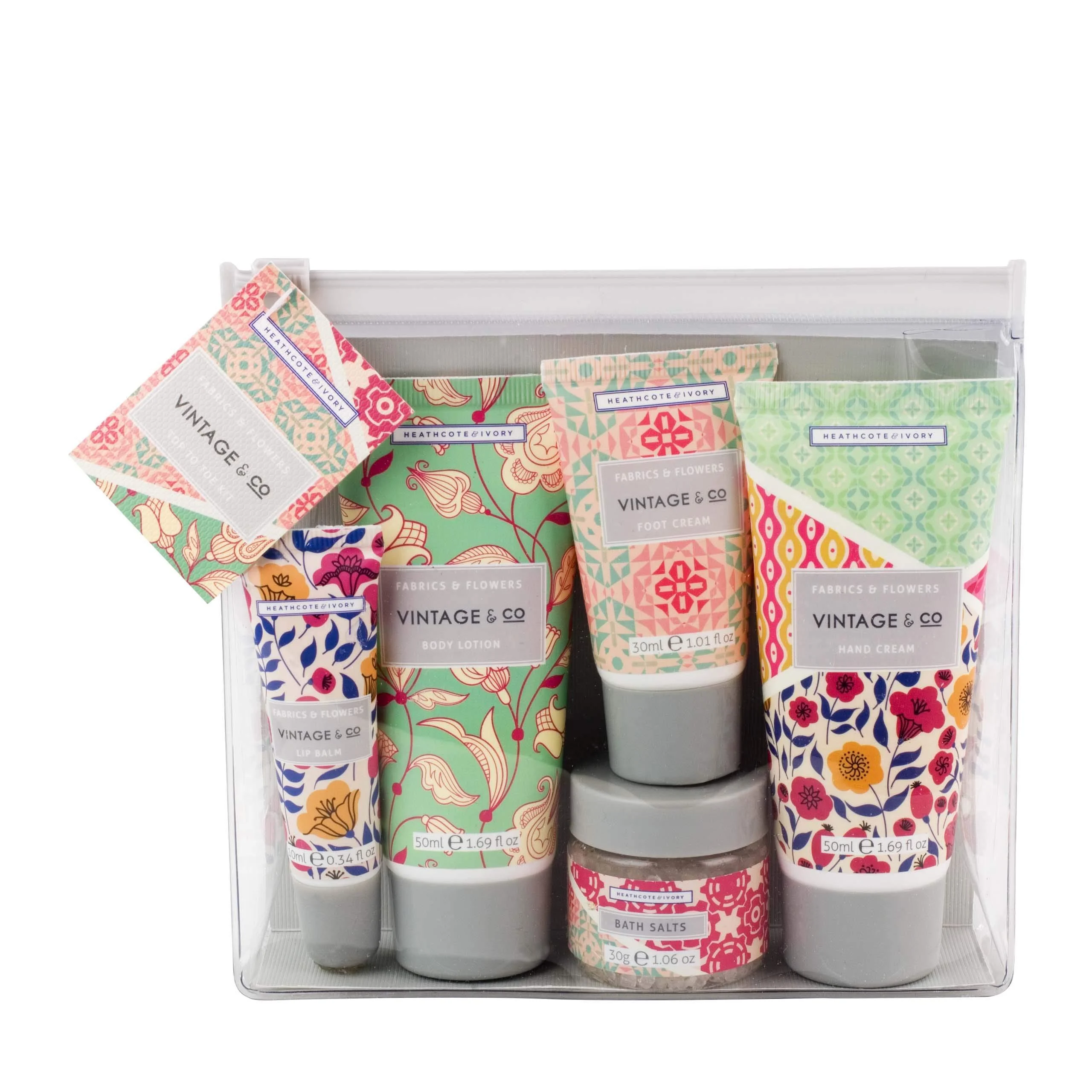 Vintage & Co Fabrics and Flowers Top To Toe Kit