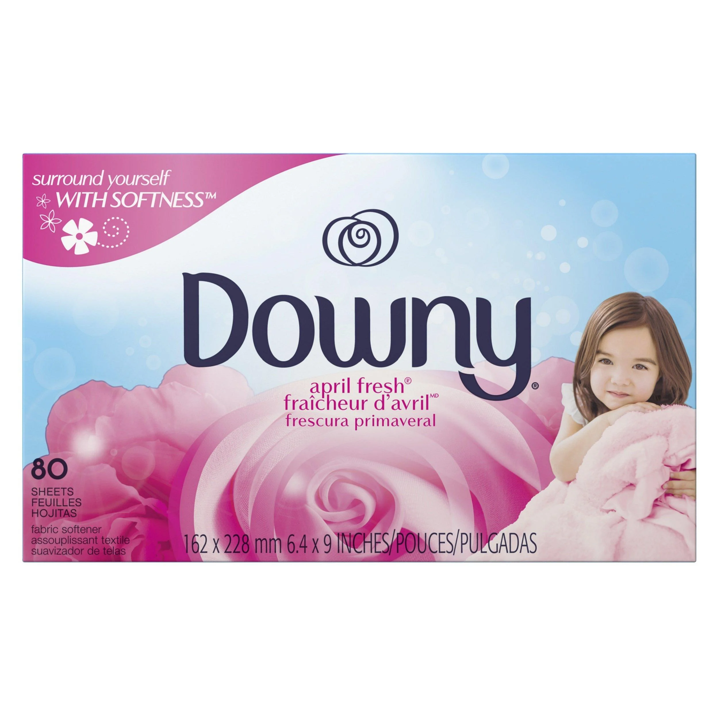 Downy April Fresh Fabric Softener Dryer Sheets 80 ct