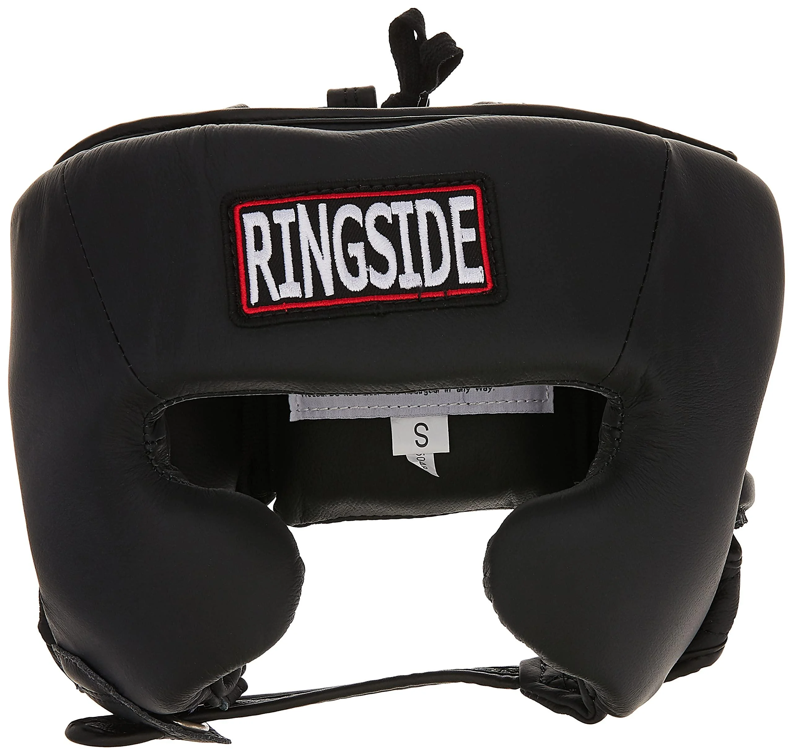 Ringside Competition-Like Boxing Headgear with Cheeks Black Large