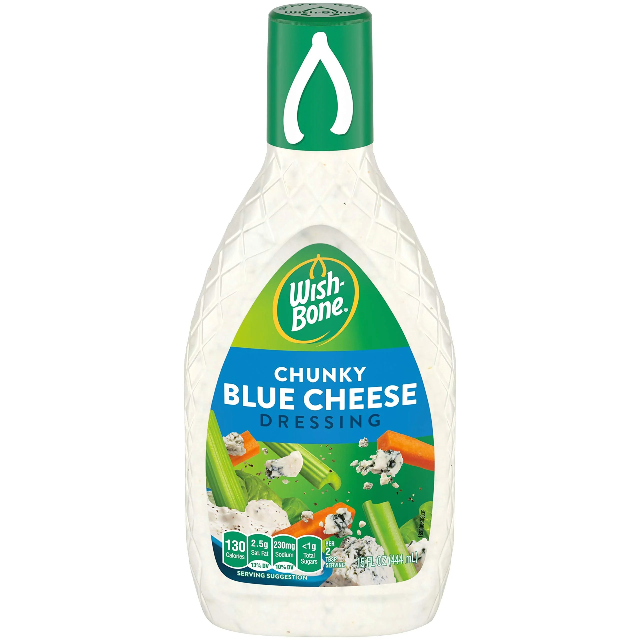Wish-Bone Chunky Blue Cheese Dressing 15 FL OZ Chunky Blue Cheese 15 Oz