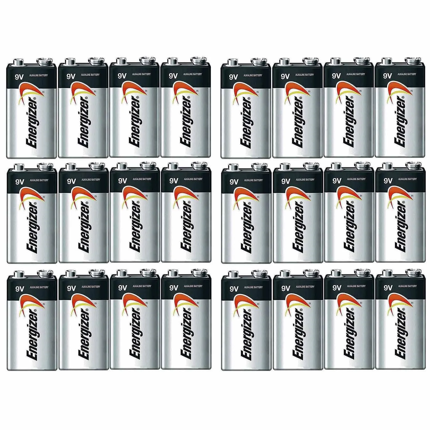 Energizer Max Alkaline 9 Volt, 24 Pack
