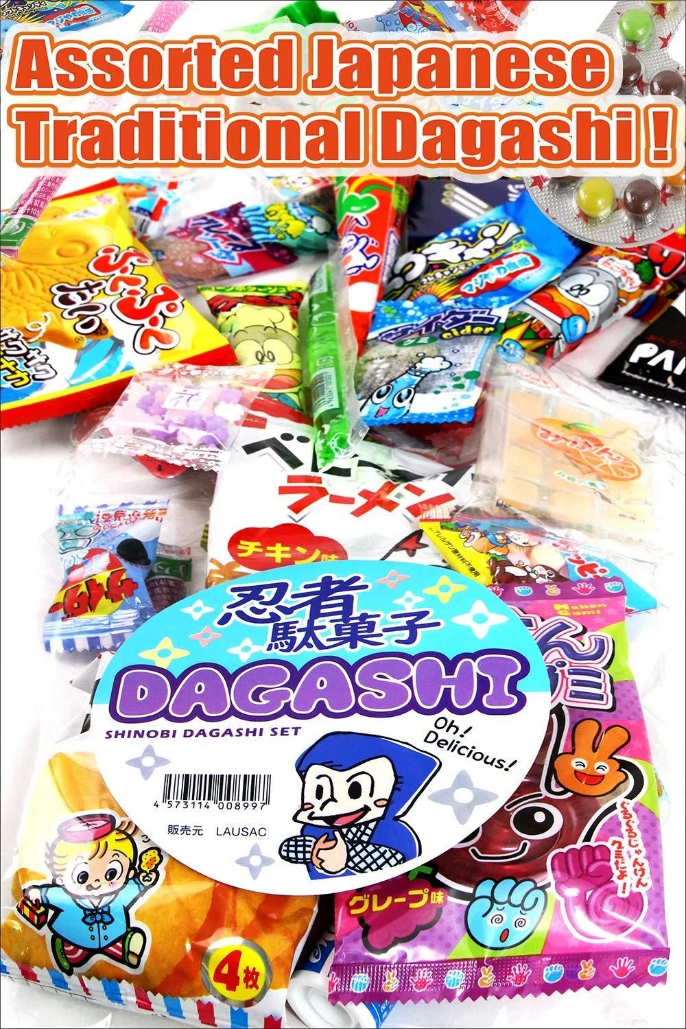 Japanese Candy box Assortment Snacks (32 count) - LAUSAC