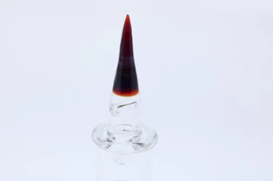Monkey Boy Art - Blue Bullet Tip Airflow Carb Cap (American Glass)