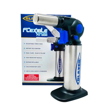 Blazer Big Buddy Flex Torch - Black & Blue