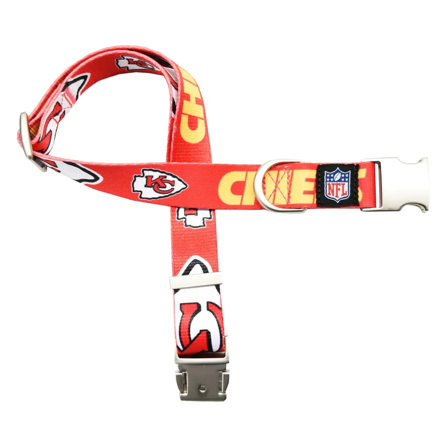 NFL Kansas City Chiefs Dog Collar - Little Earth Productions