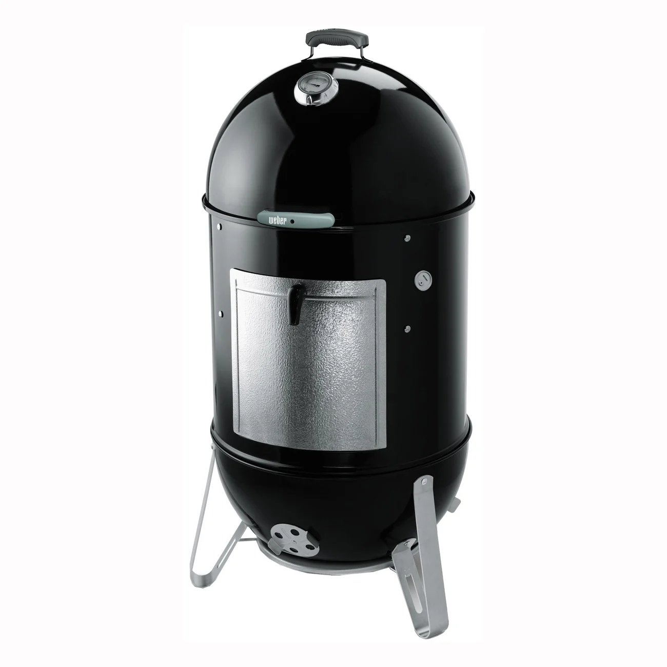 Smokey Mountain Cooker 731001 Charcoal Smoker, 23 in W, 48-1/2 in H, 24 in D, Charcoal, Steel, Black