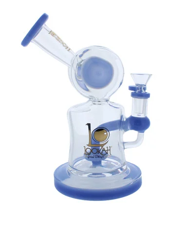 7.8 Inch DJ Water Pipe Lookah Glass Jade Blue