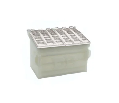 Cotton Swab Dabber Box Dumpster - Glow in the Dark & White