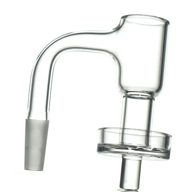 Terp Slurper Enail Banger Full Weld 10mm Male 90 Degree 30mm Dia Bottom - VapeBrat